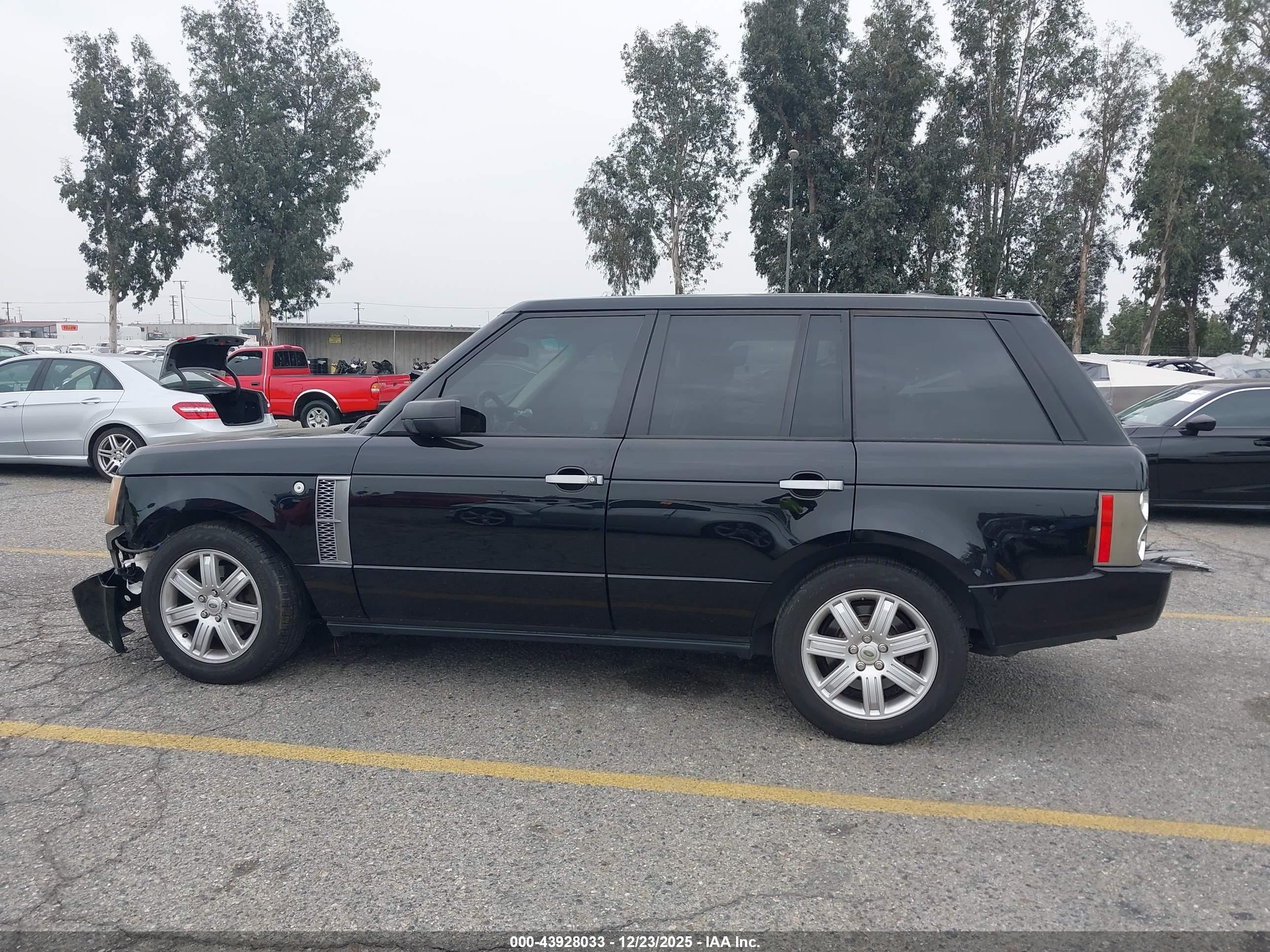 2006 Land Rover Range Rover Hse Black vin: SALMF15436A217989