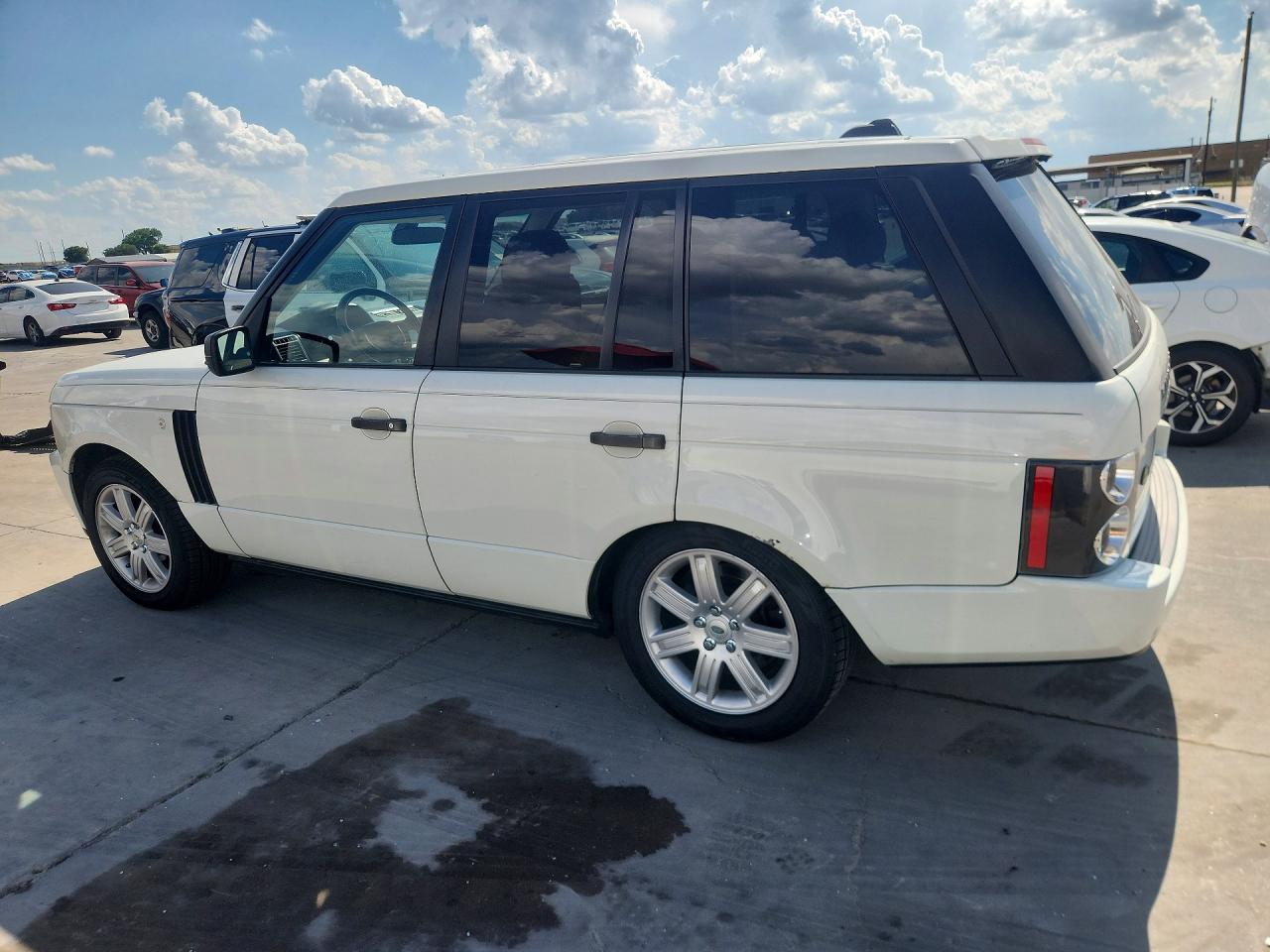 2007 Land Rover Range Rover Hse White vin: SALMF15437A242456