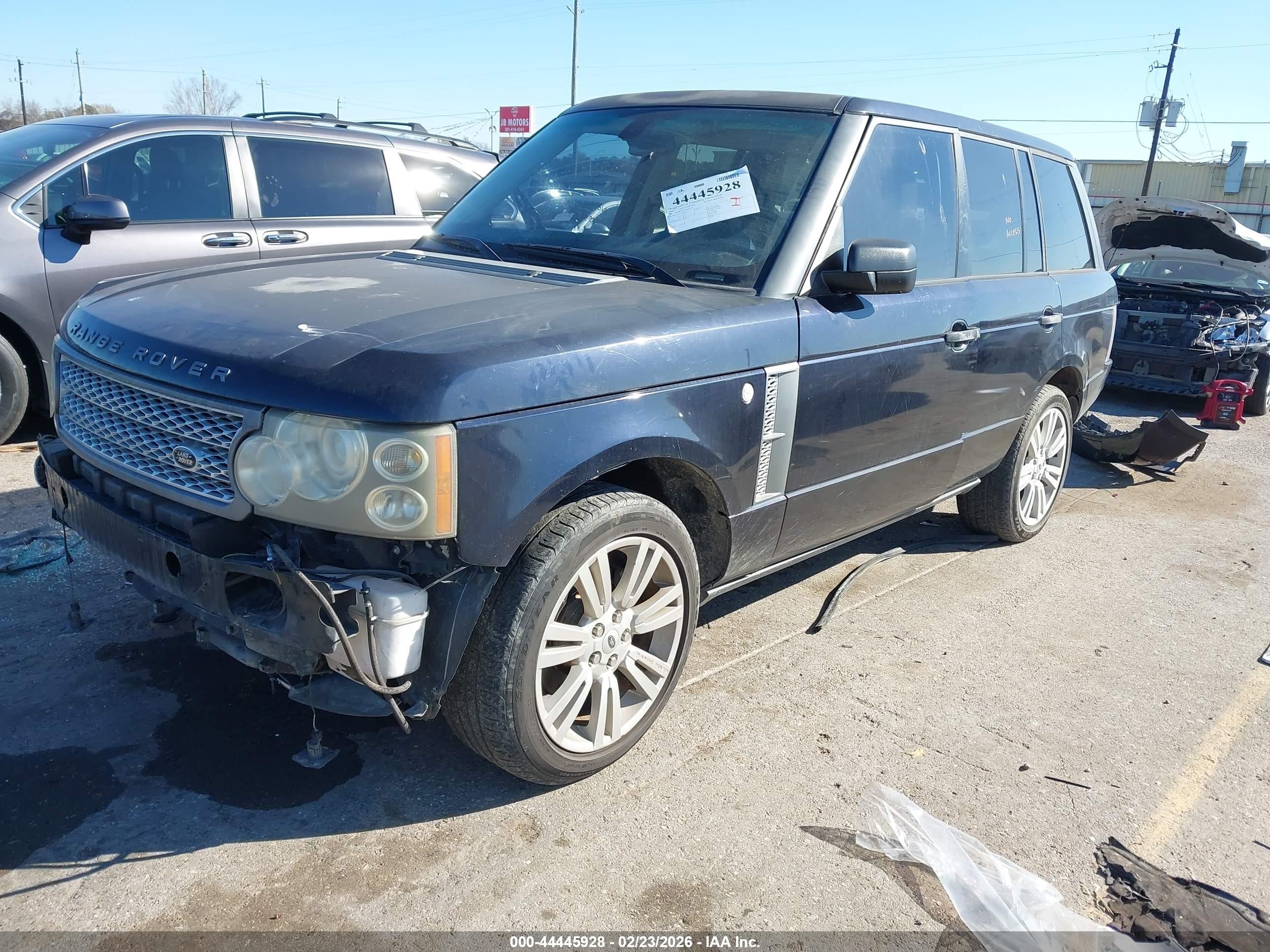 2008 Land Rover Range Rover Hse Black vin: SALMF15438A272476