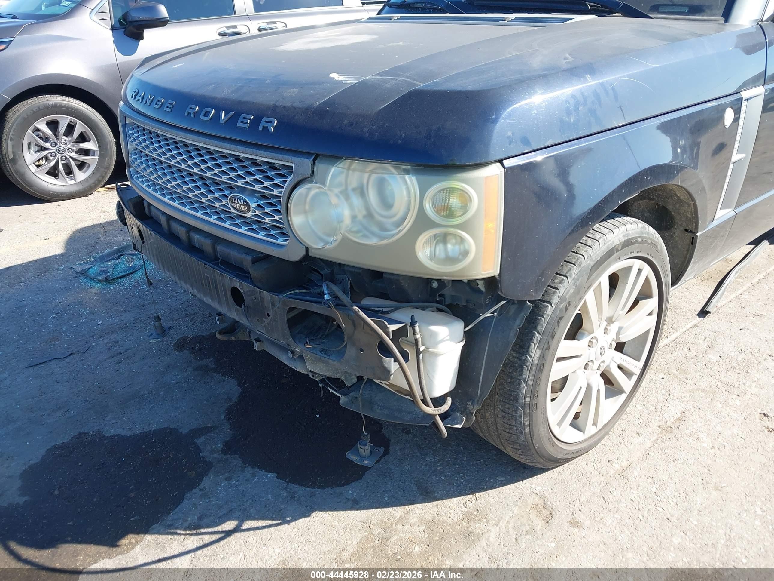 2008 Land Rover Range Rover Hse Black vin: SALMF15438A272476