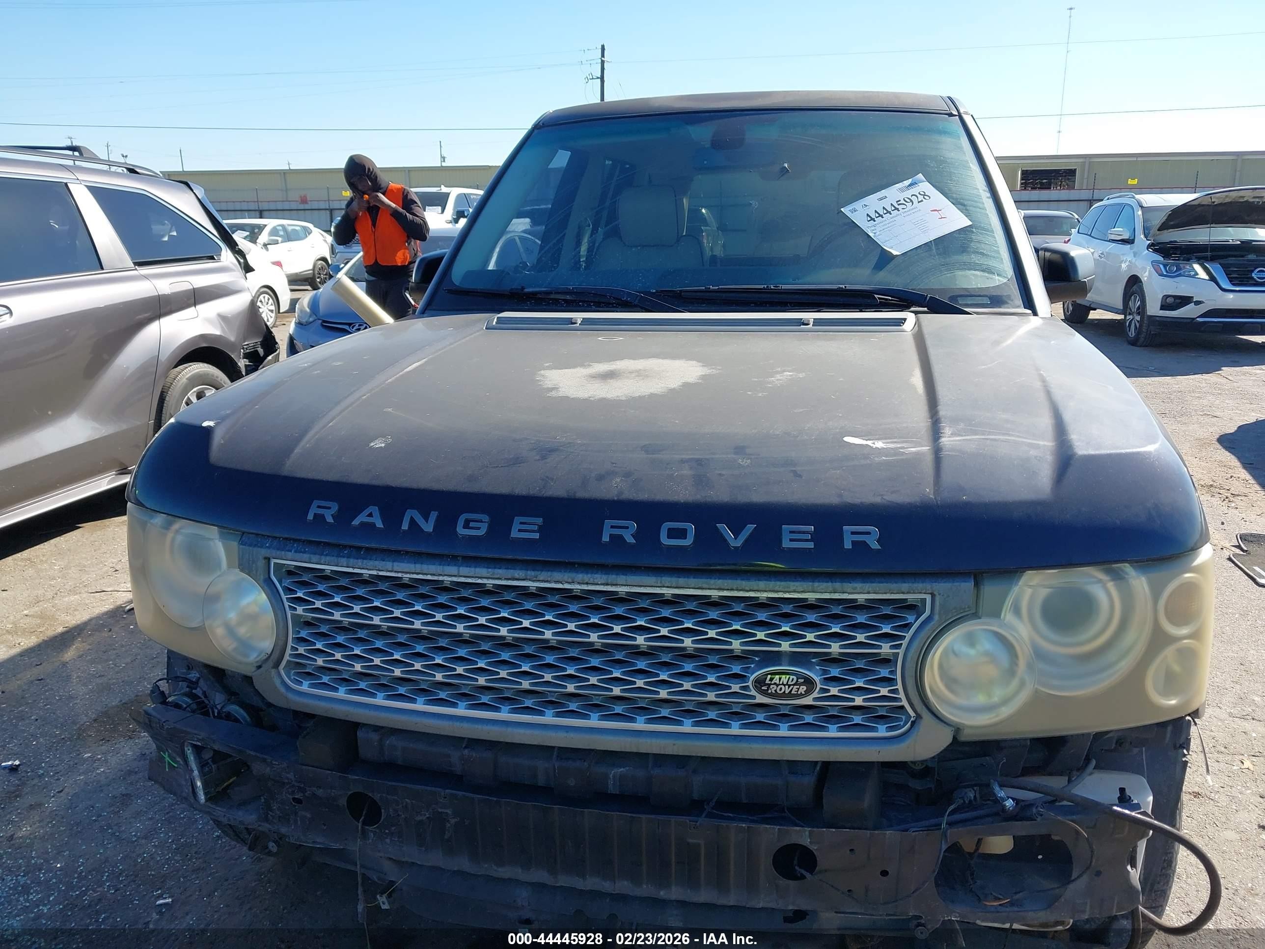 2008 Land Rover Range Rover Hse Black vin: SALMF15438A272476