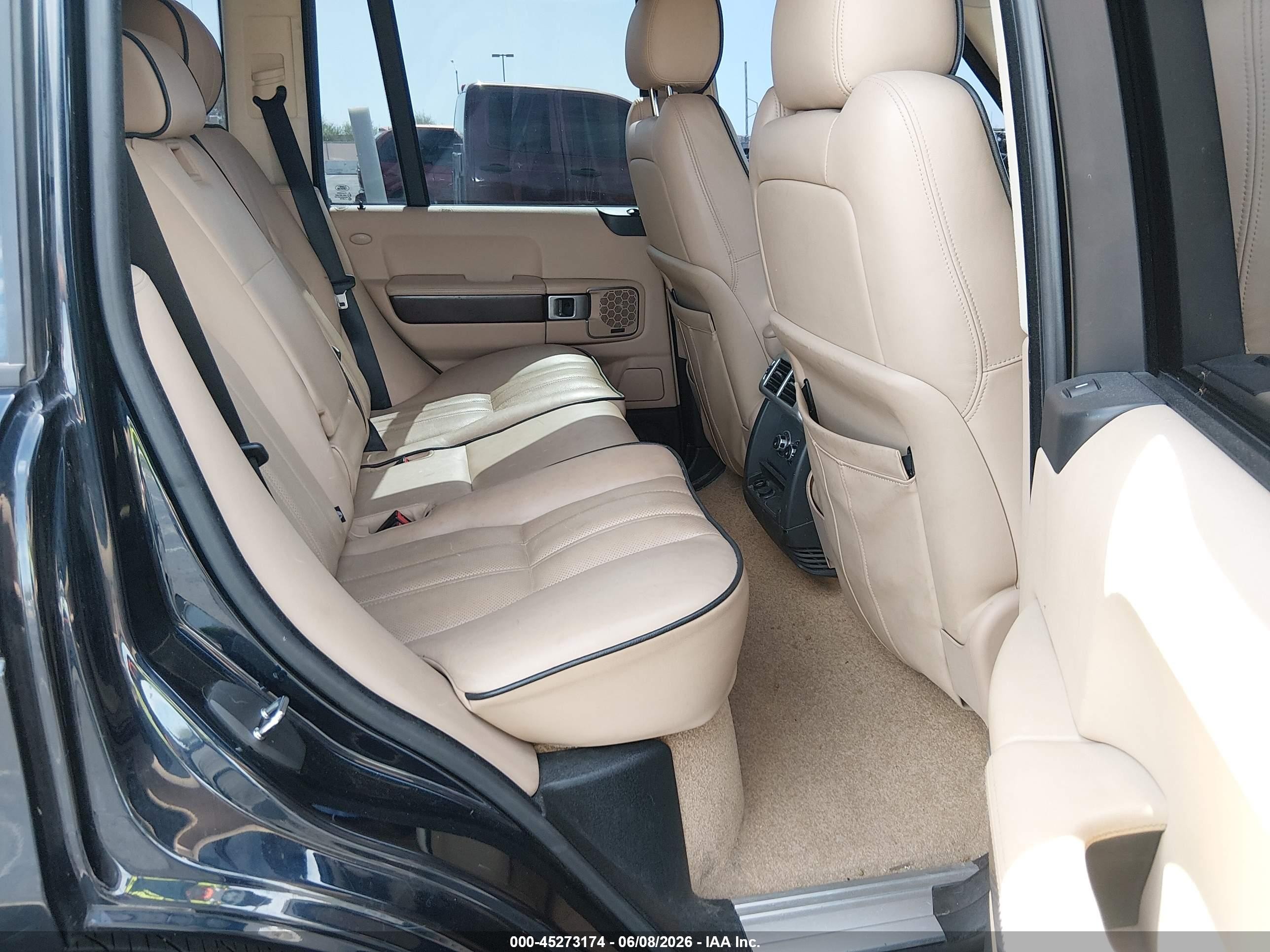 2008 Land Rover Range Rover Hse Blue vin: SALMF15438A288077