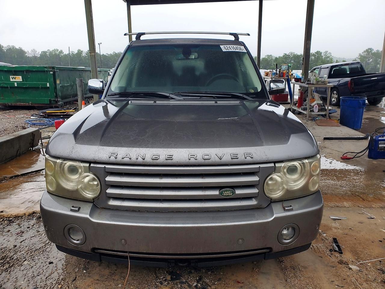 2007 Land Rover Range Rover Hse Gray vin: SALMF15447A240635