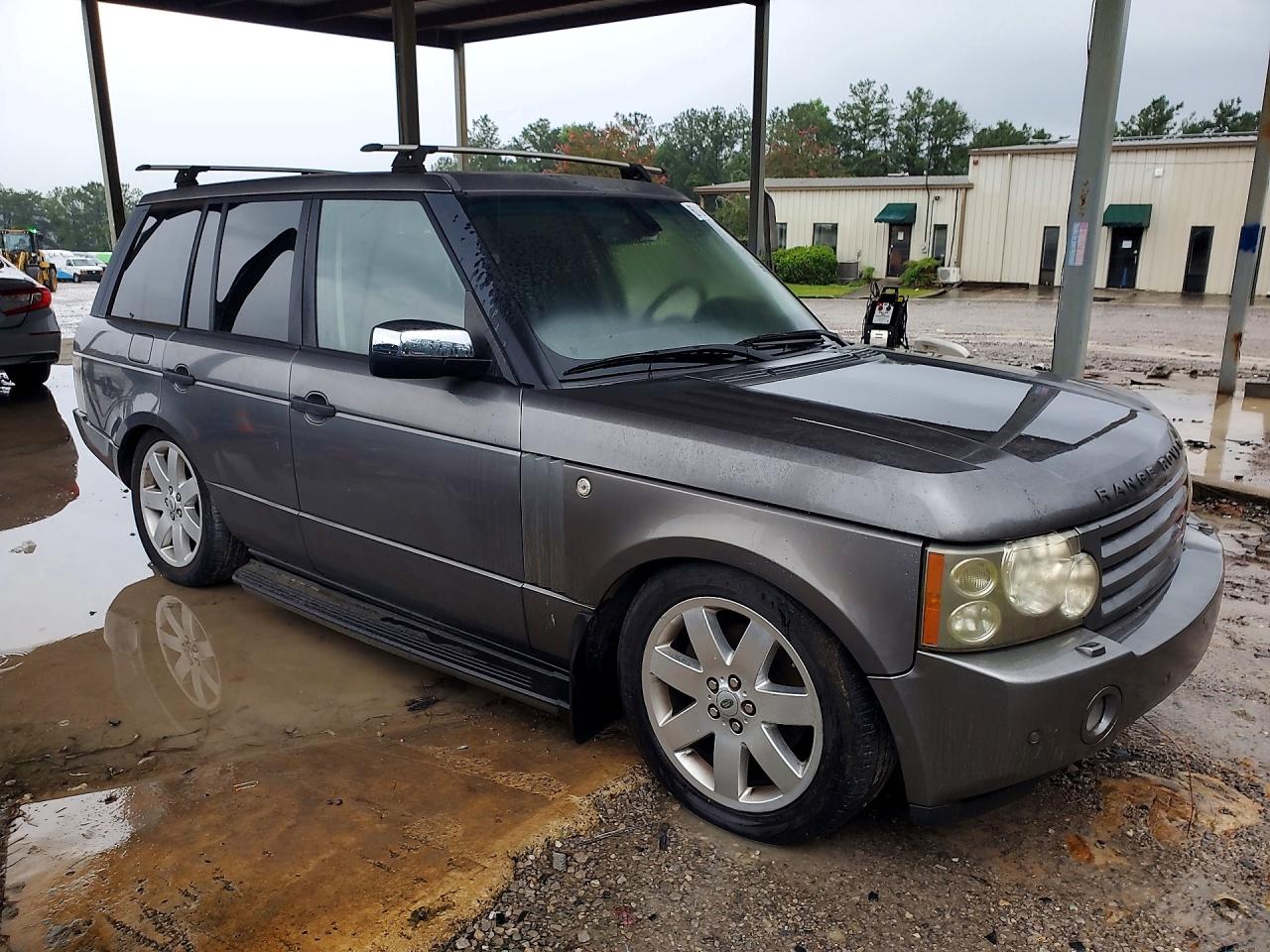 2007 Land Rover Range Rover Hse Gray vin: SALMF15447A240635