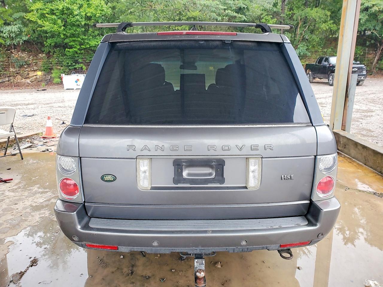 2007 Land Rover Range Rover Hse Gray vin: SALMF15447A240635