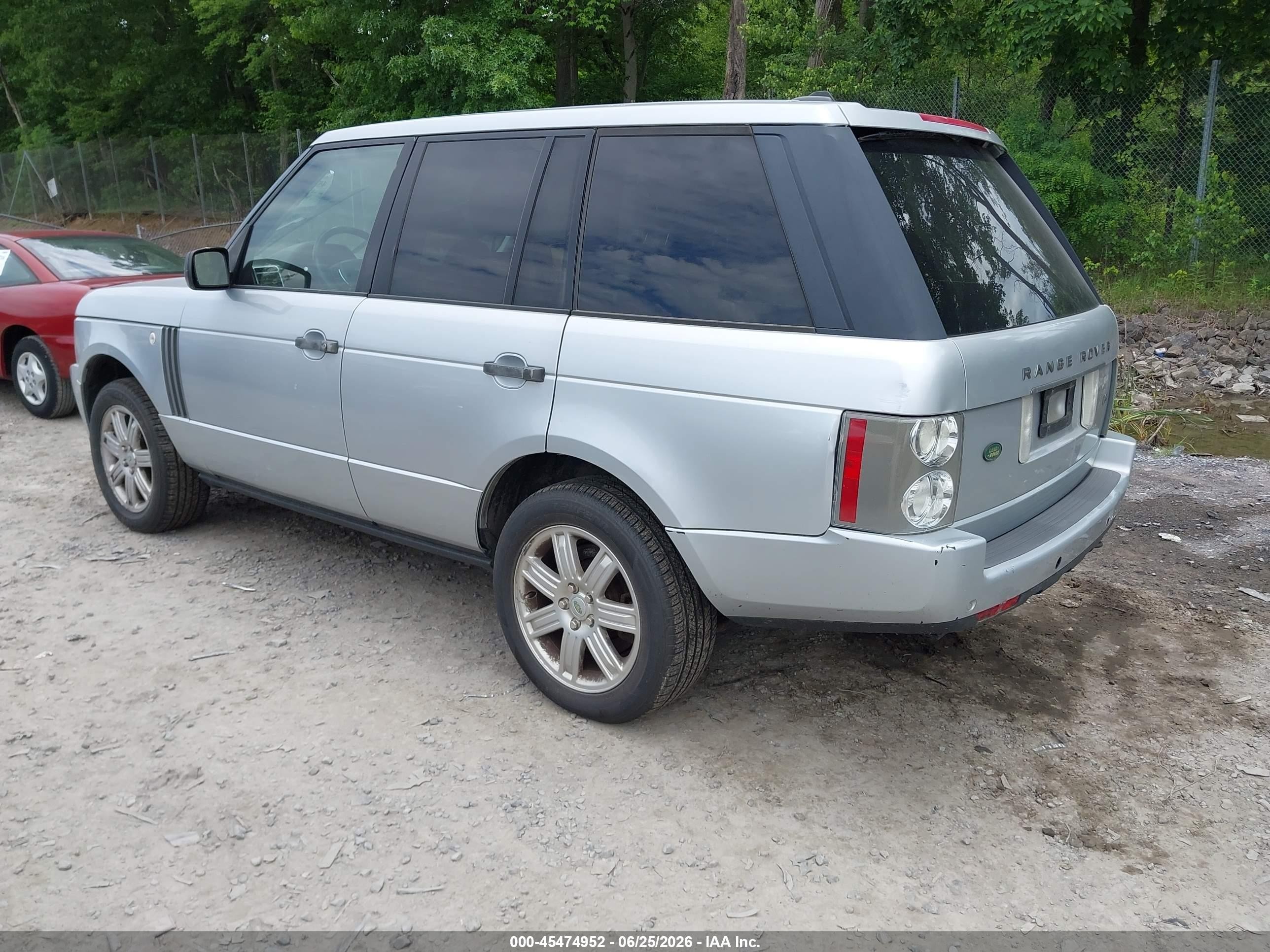 2008 Land Rover Range Rover Hse Silver vin: SALMF15448A272227
