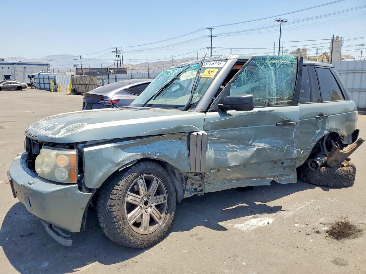 2006 Land Rover Range Rover Hse Green vin: SALMF15466A230932