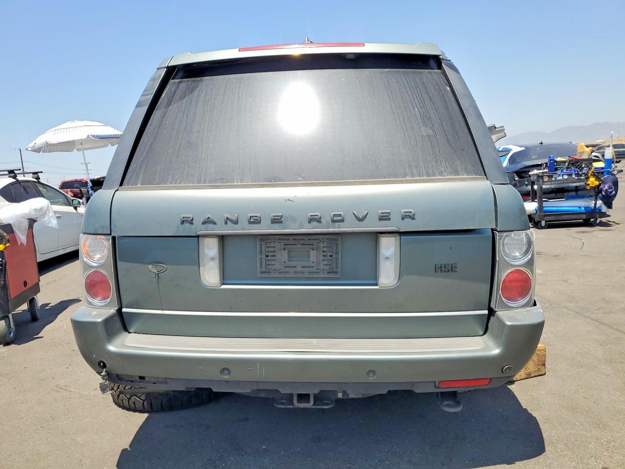 2006 Land Rover Range Rover Hse Green vin: SALMF15466A230932