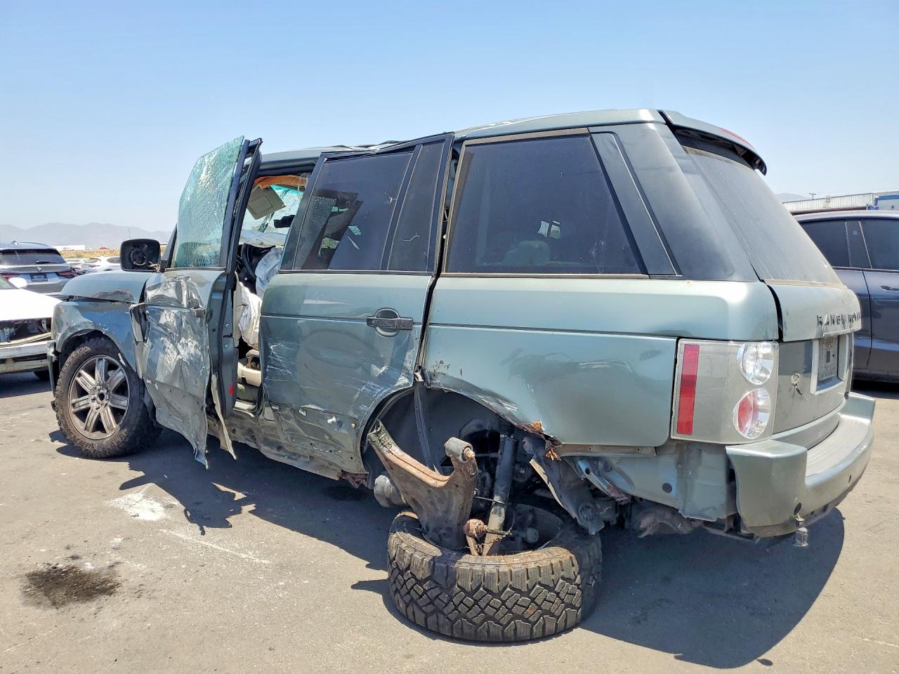 2006 Land Rover Range Rover Hse Green vin: SALMF15466A230932