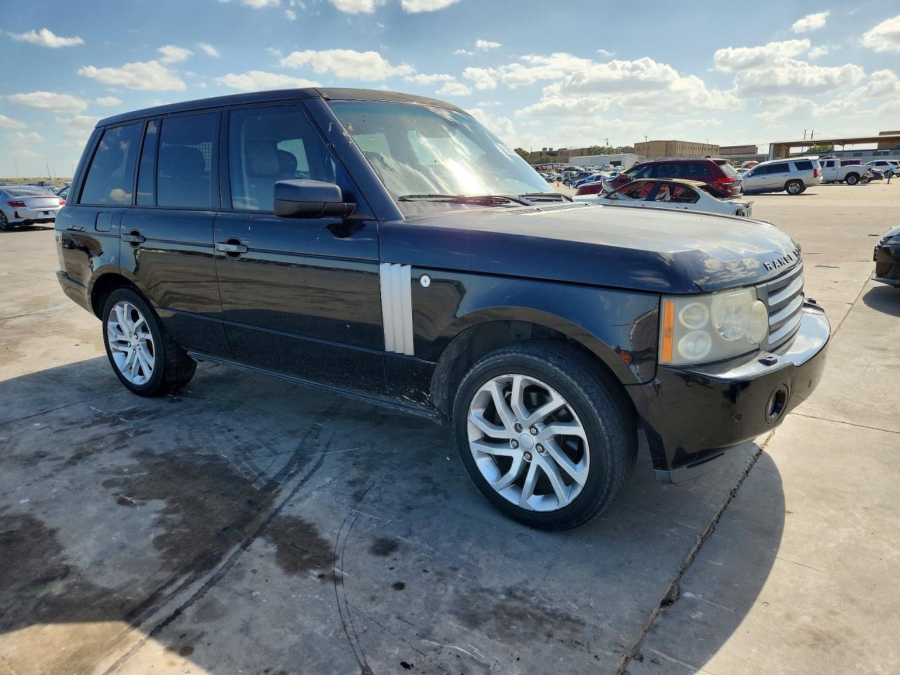 2008 Land Rover Range Rover Hse Черный vin: SALMF15468A295928