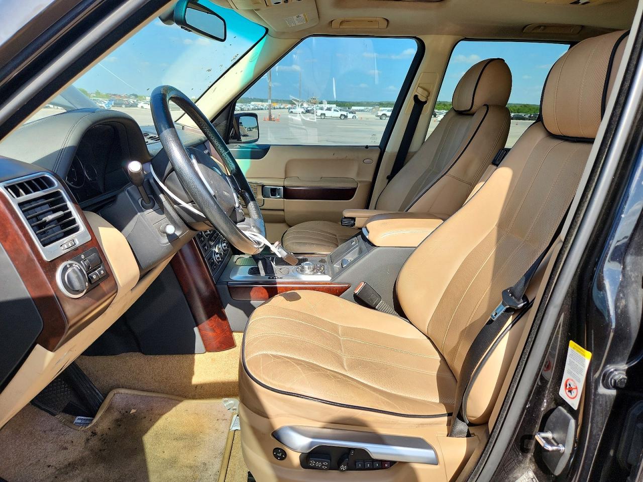 2008 Land Rover Range Rover Hse Черный vin: SALMF15468A295928