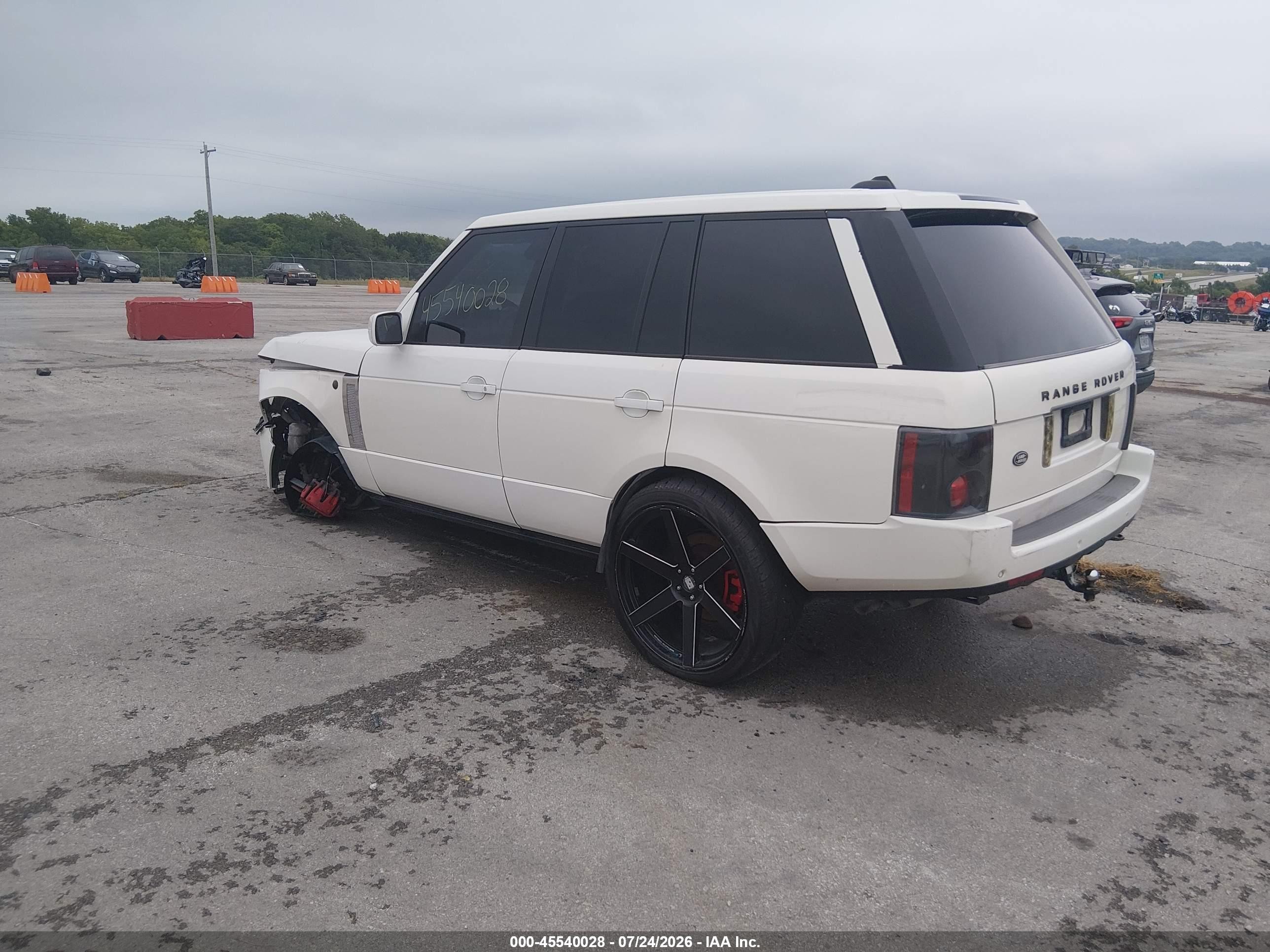 2006 Land Rover Range Rover Hse White vin: SALMF15486A229846