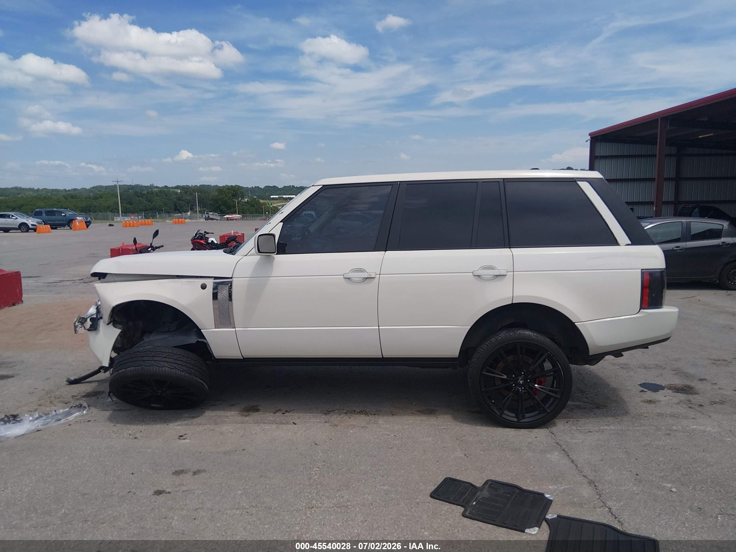 2006 Land Rover Range Rover Hse White vin: SALMF15486A229846