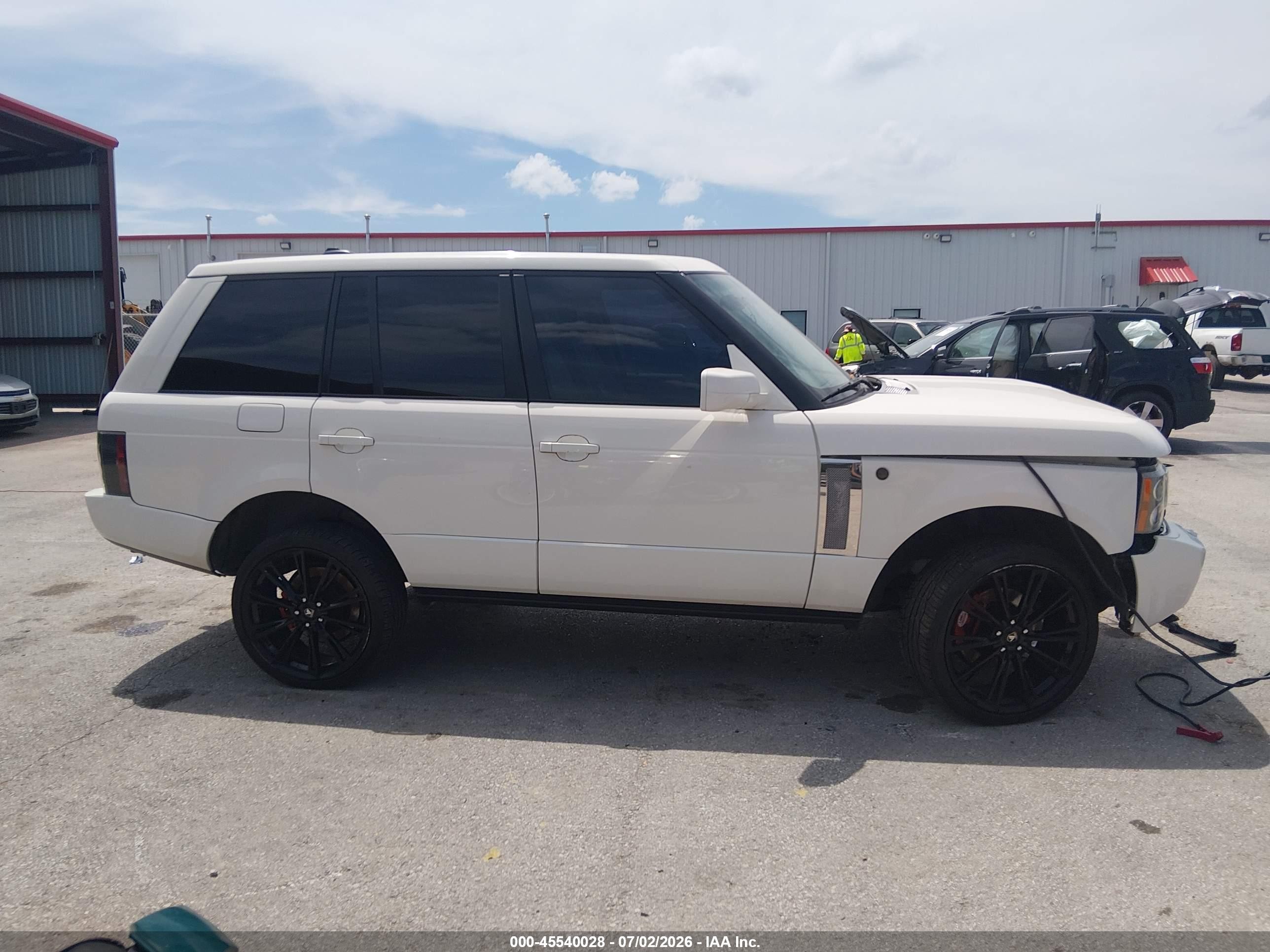 2006 Land Rover Range Rover Hse White vin: SALMF15486A229846