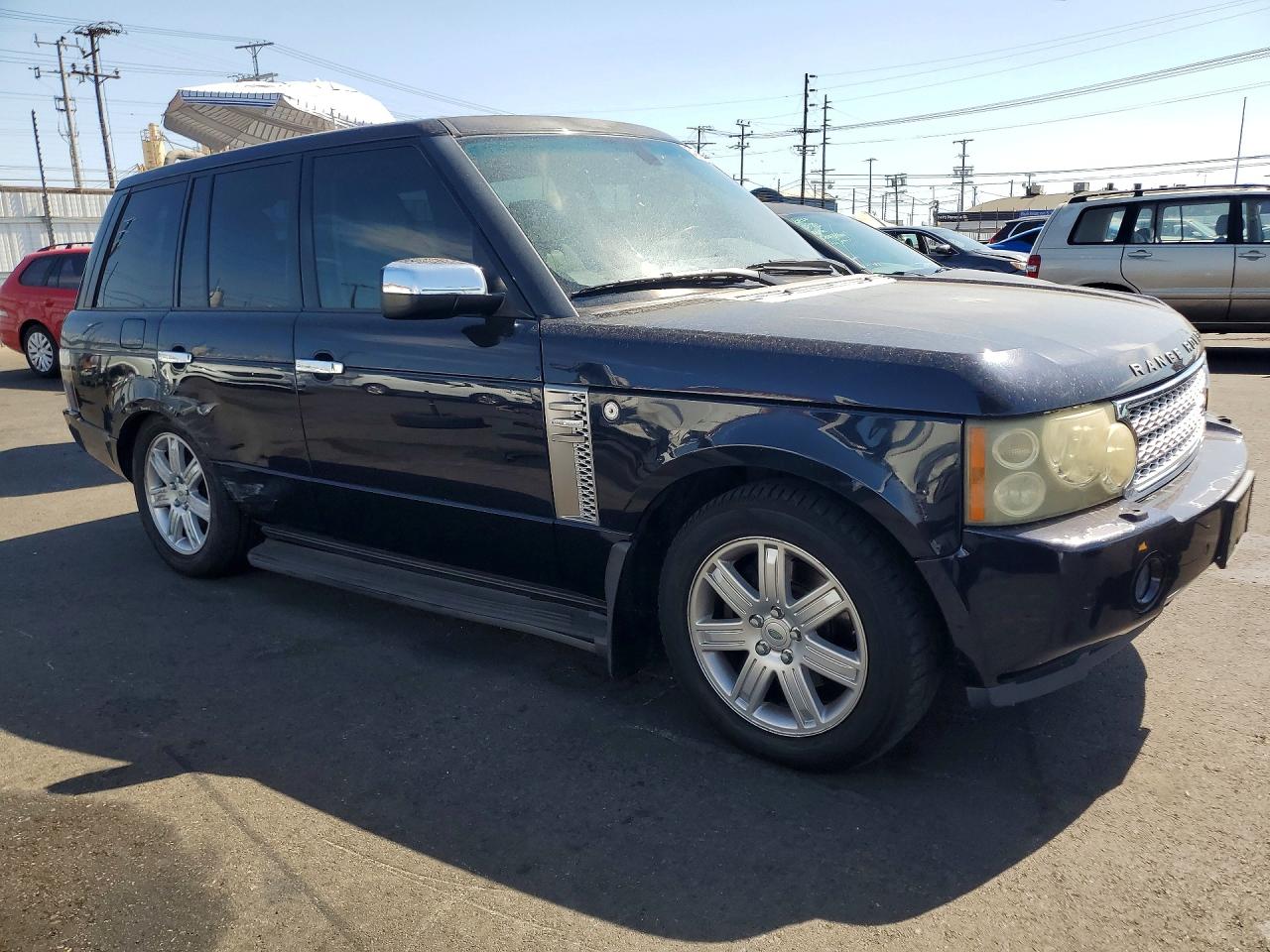 2008 Land Rover Range Rover Hse Black vin: SALMF15488A266379
