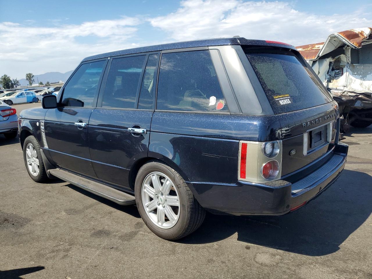 2008 Land Rover Range Rover Hse Black vin: SALMF15488A266379