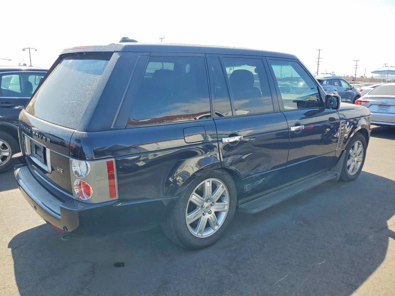 2008 Land Rover Range Rover Hse Black vin: SALMF15488A266379