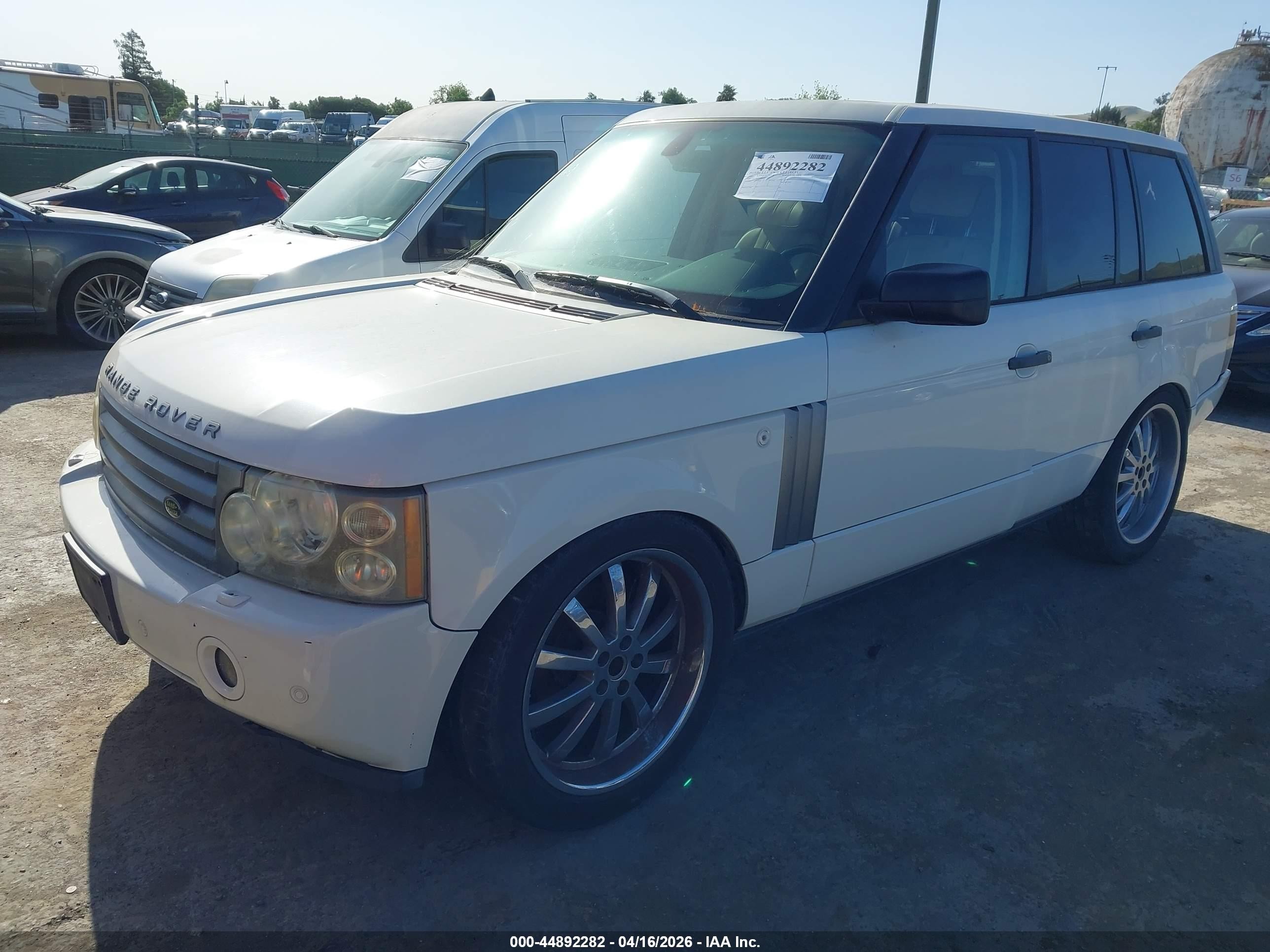 2006 Land Rover Range Rover Hse White vin: SALMF15496A217270