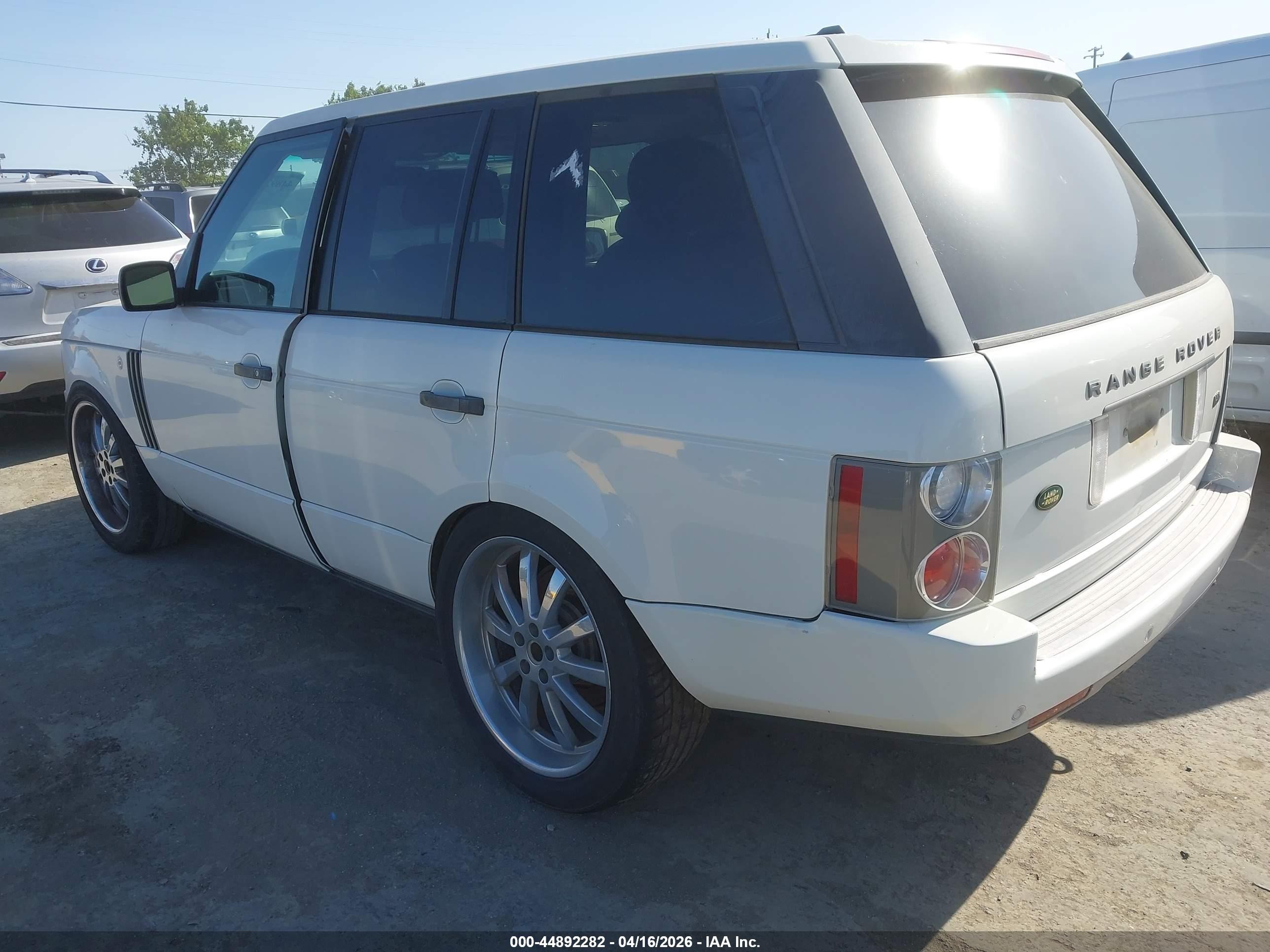 2006 Land Rover Range Rover Hse White vin: SALMF15496A217270