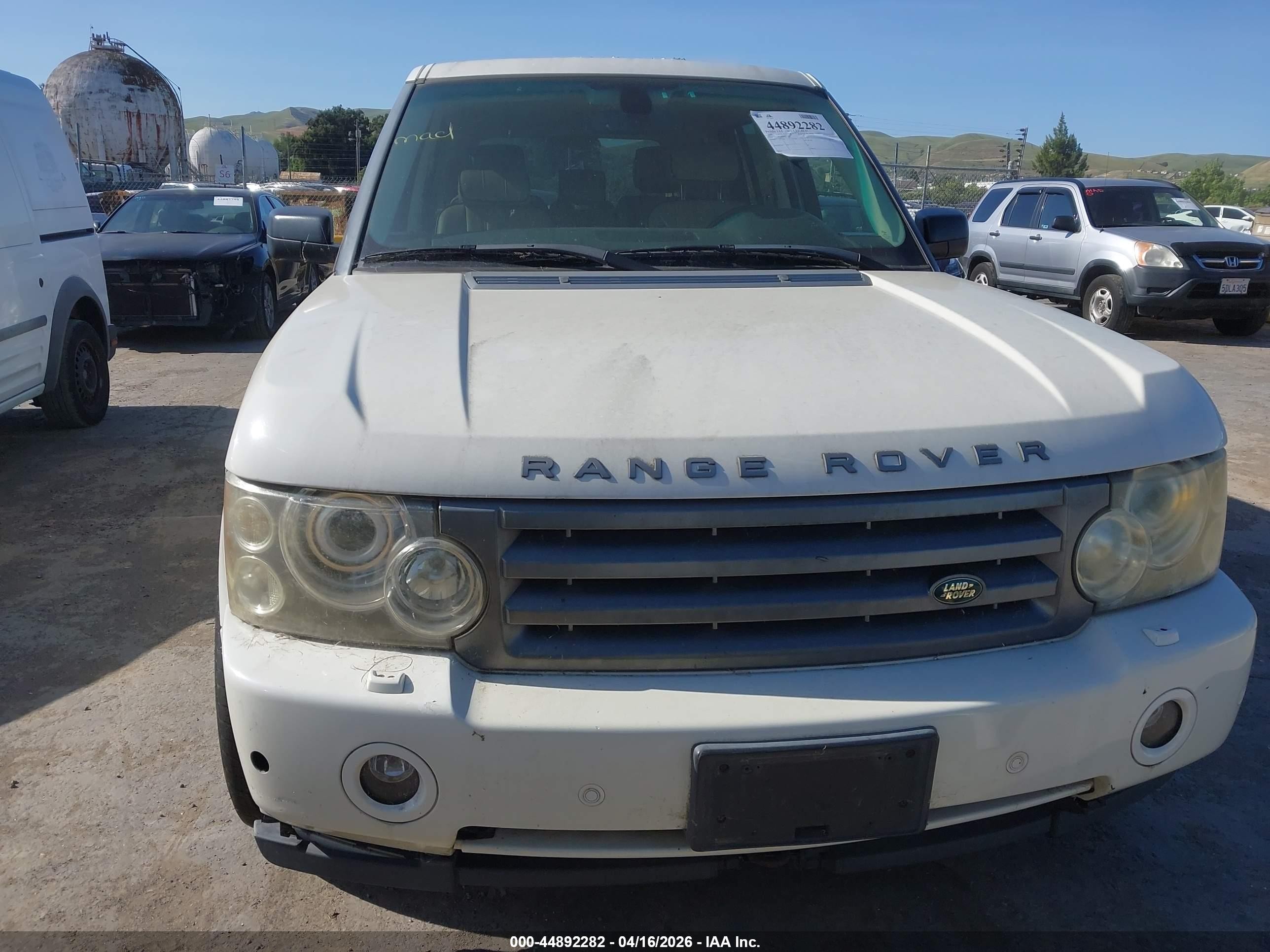 2006 Land Rover Range Rover Hse White vin: SALMF15496A217270
