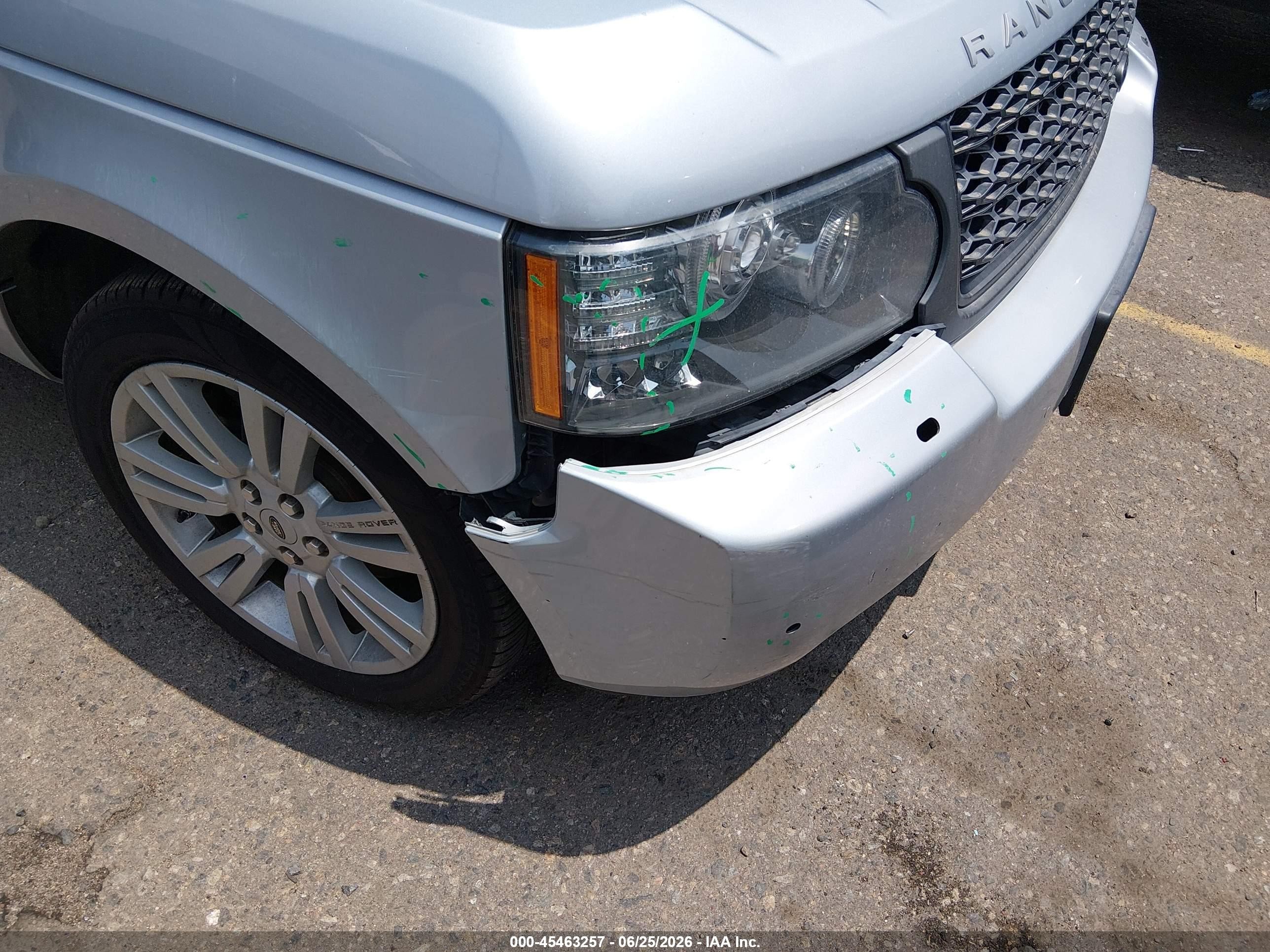2011 Land Rover Range Rover Hse Gray vin: SALMF1D40BA355128