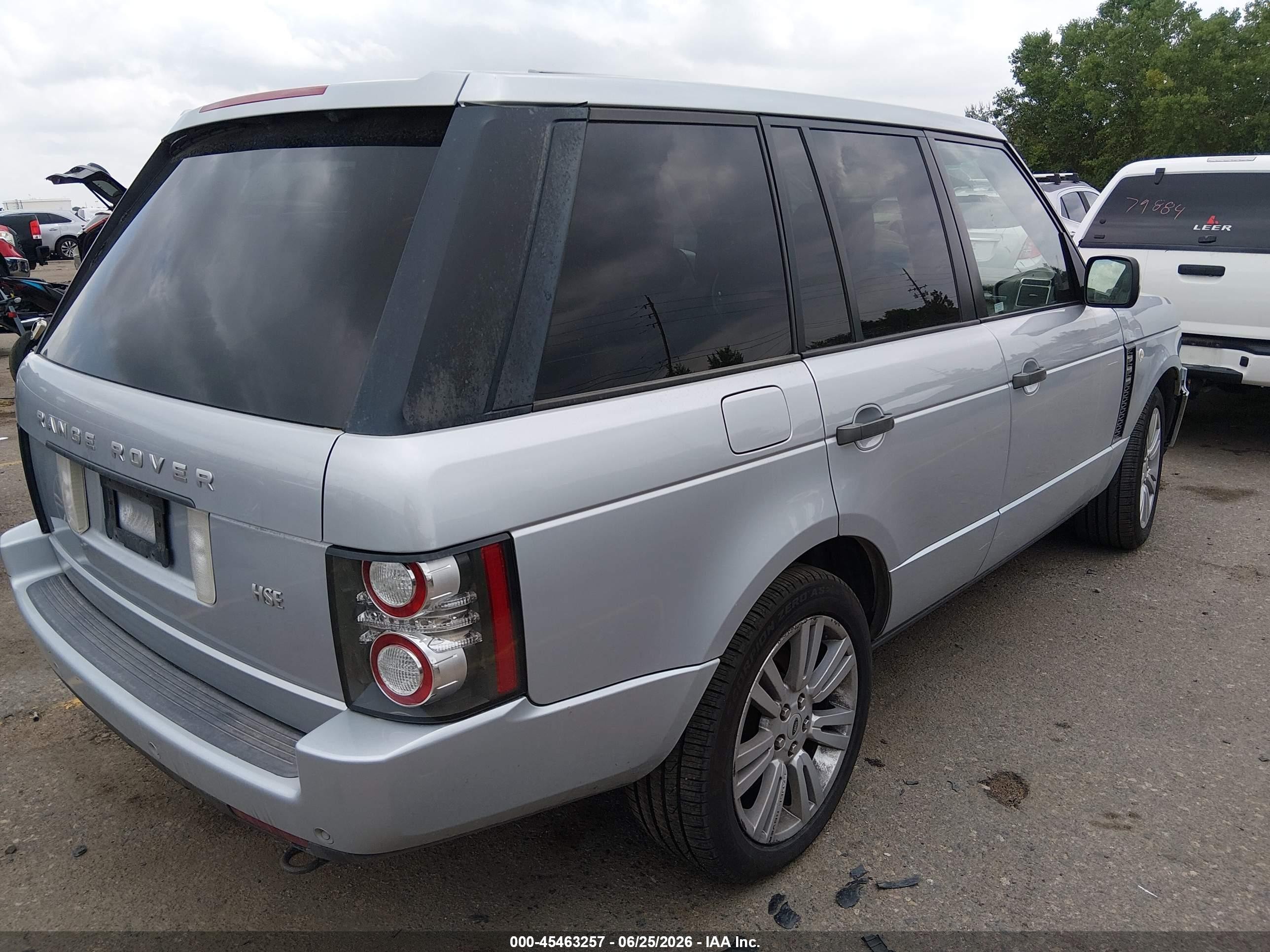 2011 Land Rover Range Rover Hse Gray vin: SALMF1D40BA355128
