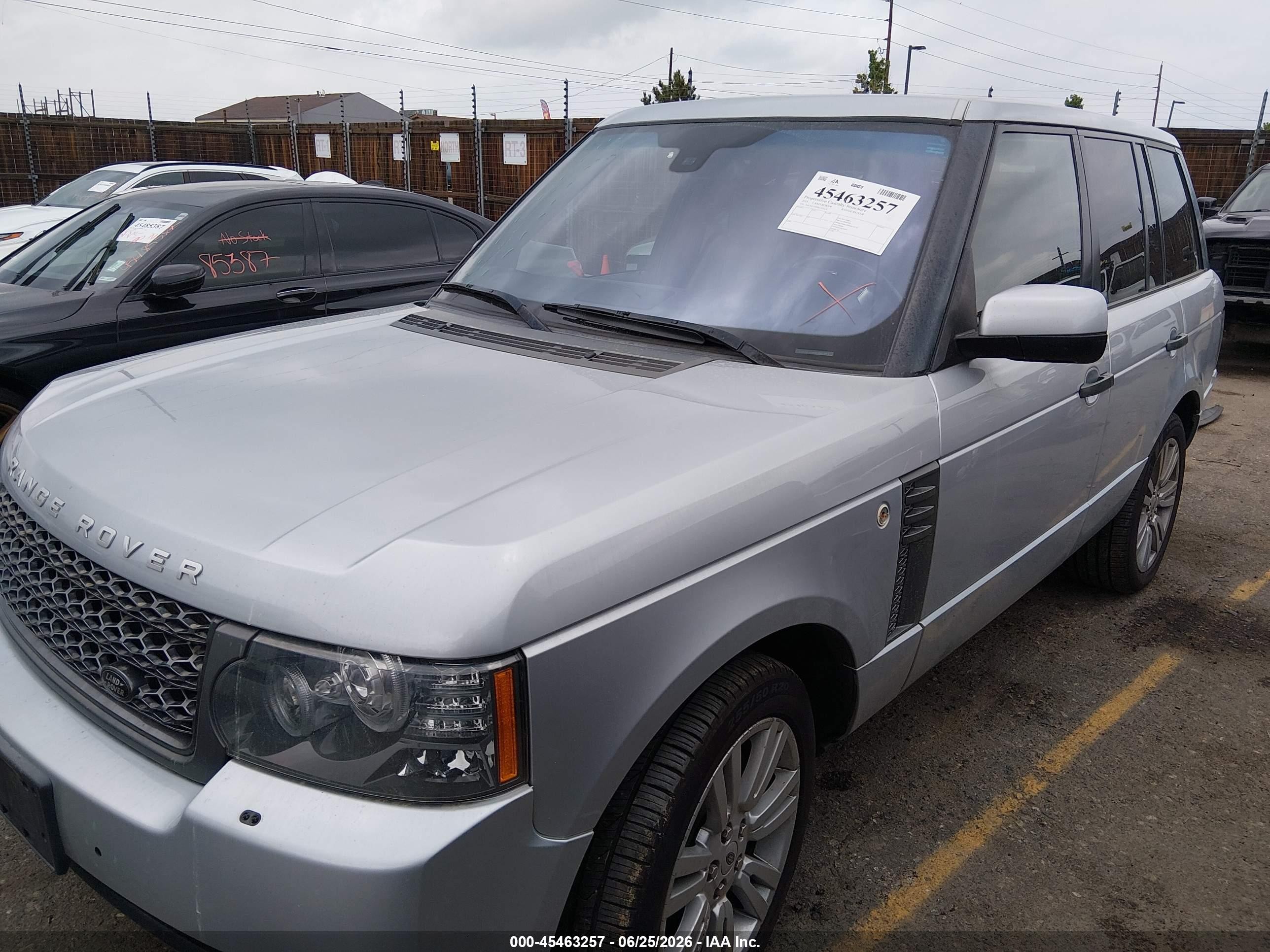 2011 Land Rover Range Rover Hse Gray vin: SALMF1D40BA355128