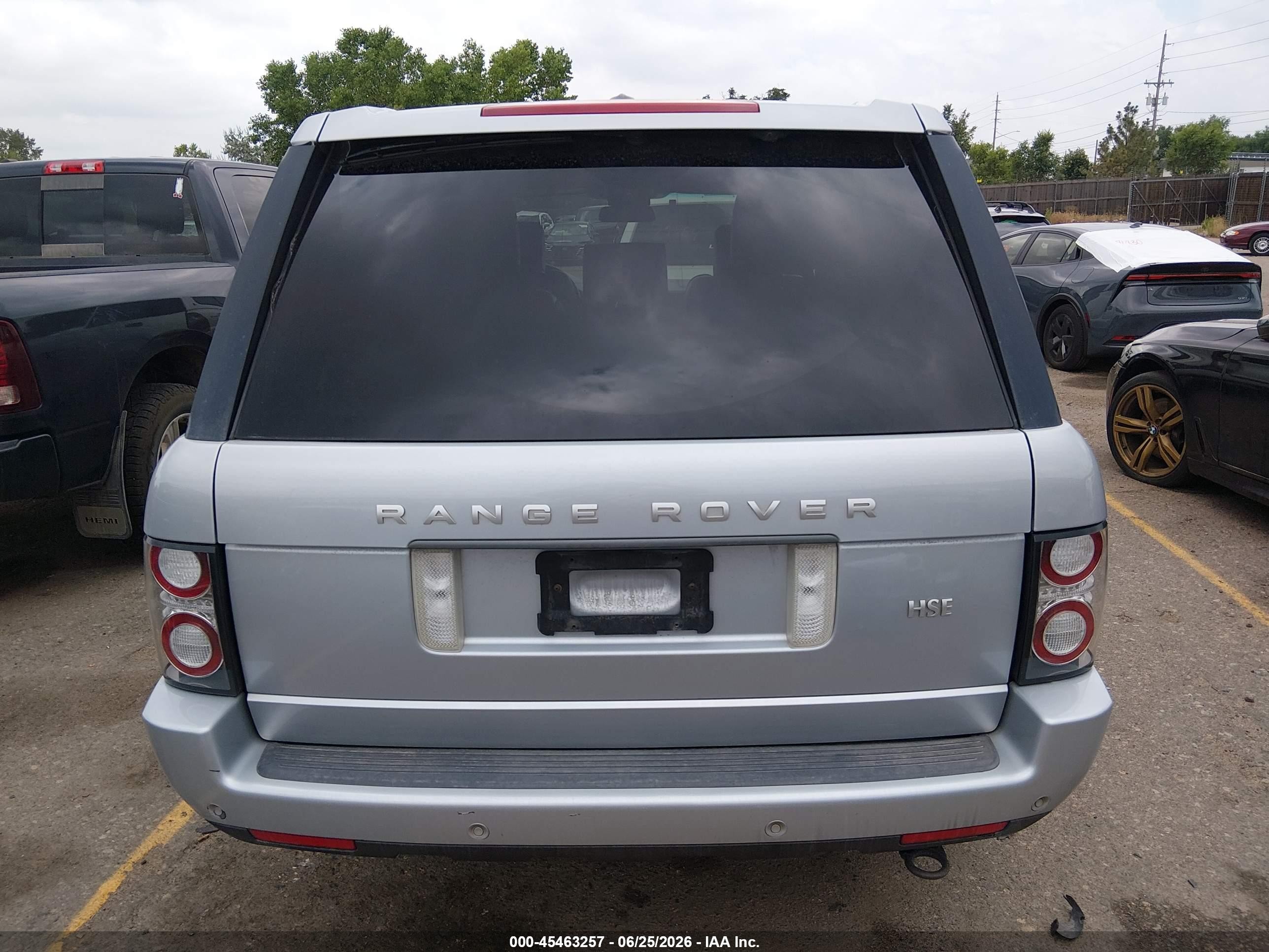 2011 Land Rover Range Rover Hse Gray vin: SALMF1D40BA355128
