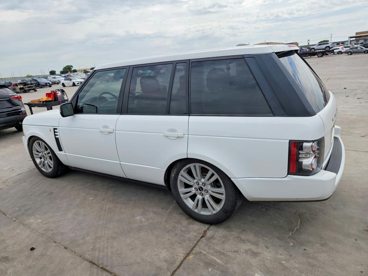 2012 Land Rover Range Rover Hse Luxury White vin: SALMF1D40CA376160