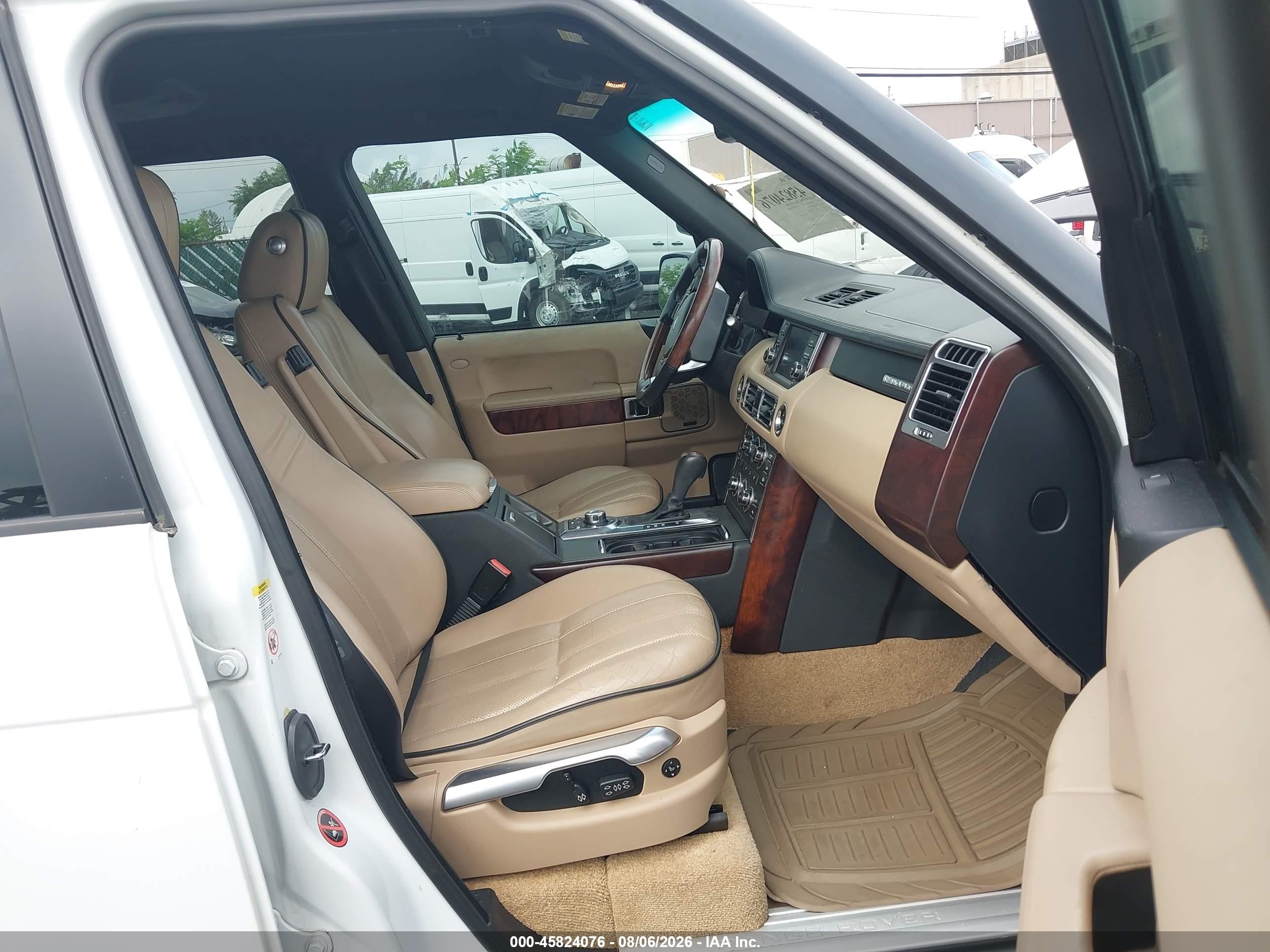 2012 Land Rover Range Rover Hse White vin: SALMF1D40CA379060