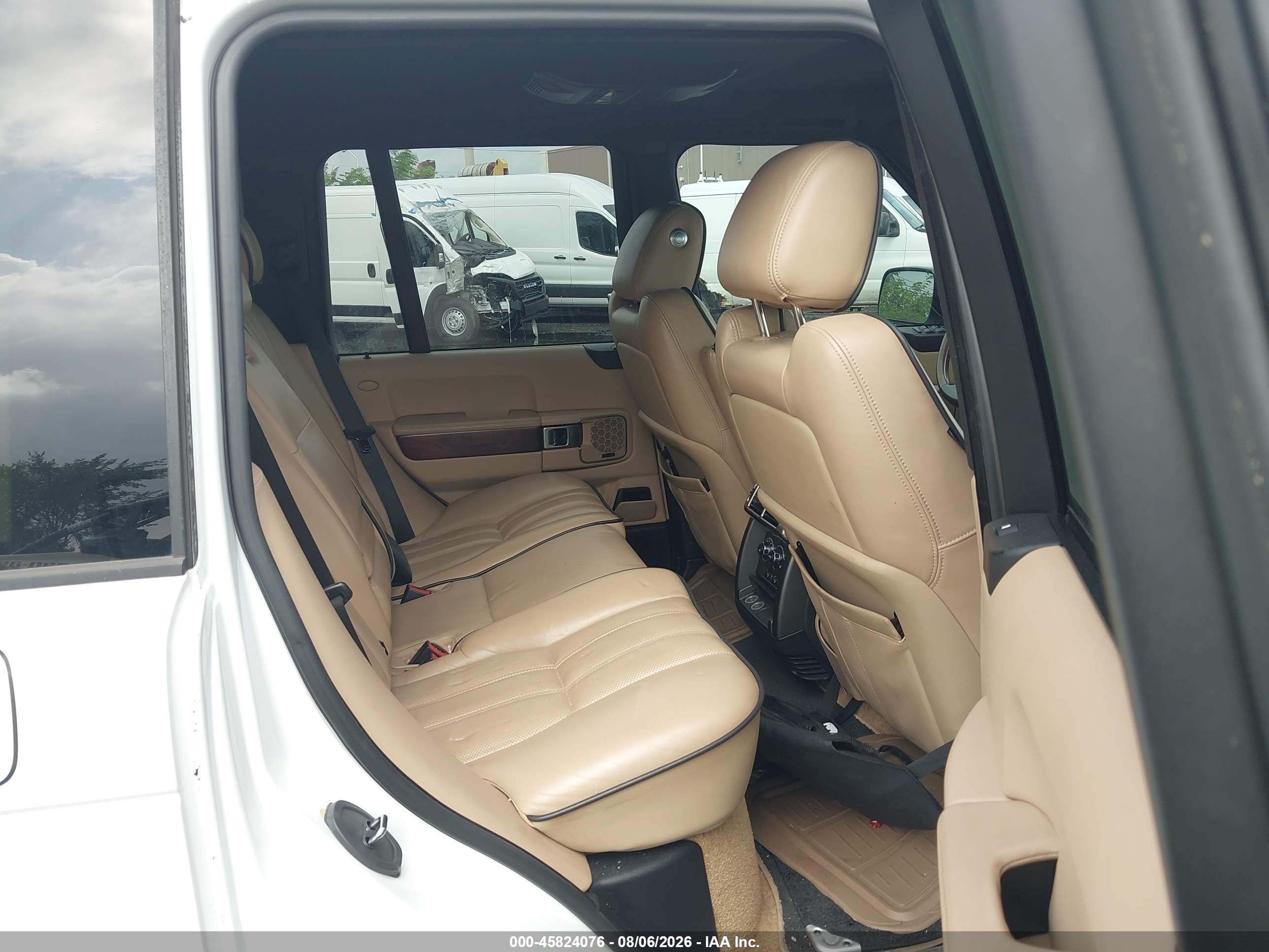 2012 Land Rover Range Rover Hse White vin: SALMF1D40CA379060