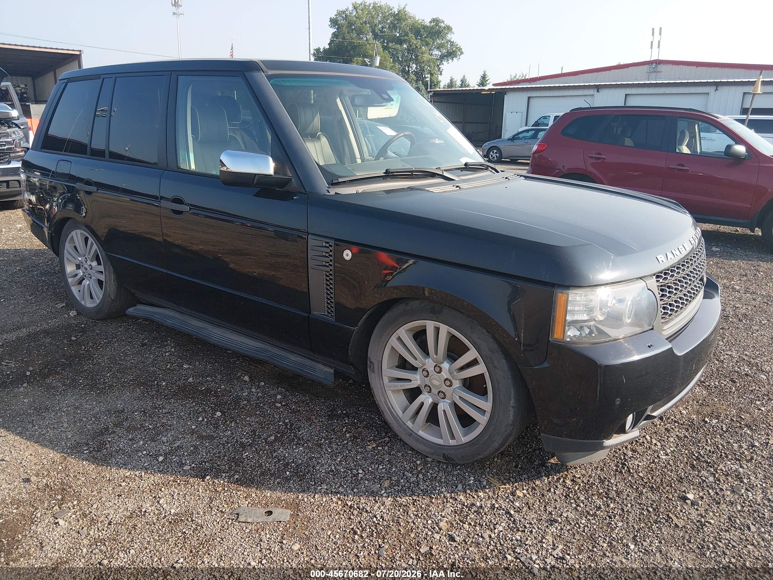 2011 Land Rover Range Rover Hse Черный vin: SALMF1D41BA348320