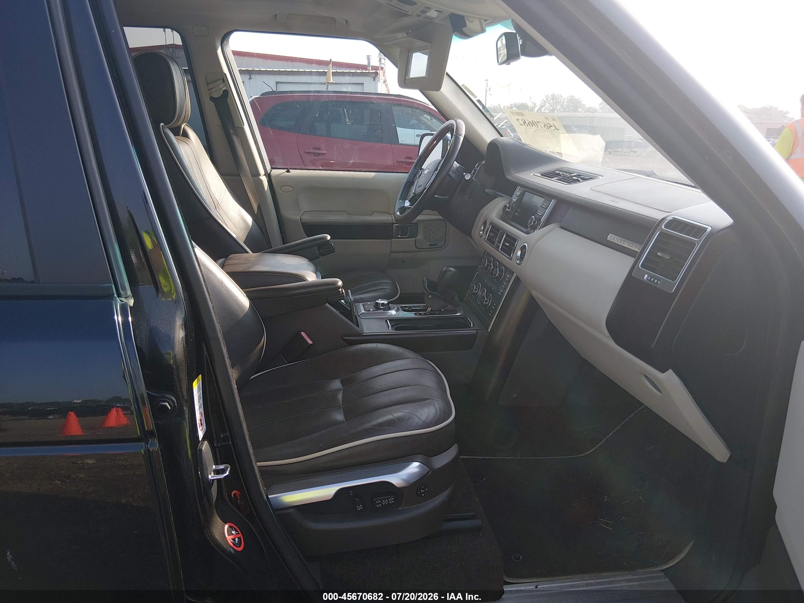 2011 Land Rover Range Rover Hse Black vin: SALMF1D41BA348320