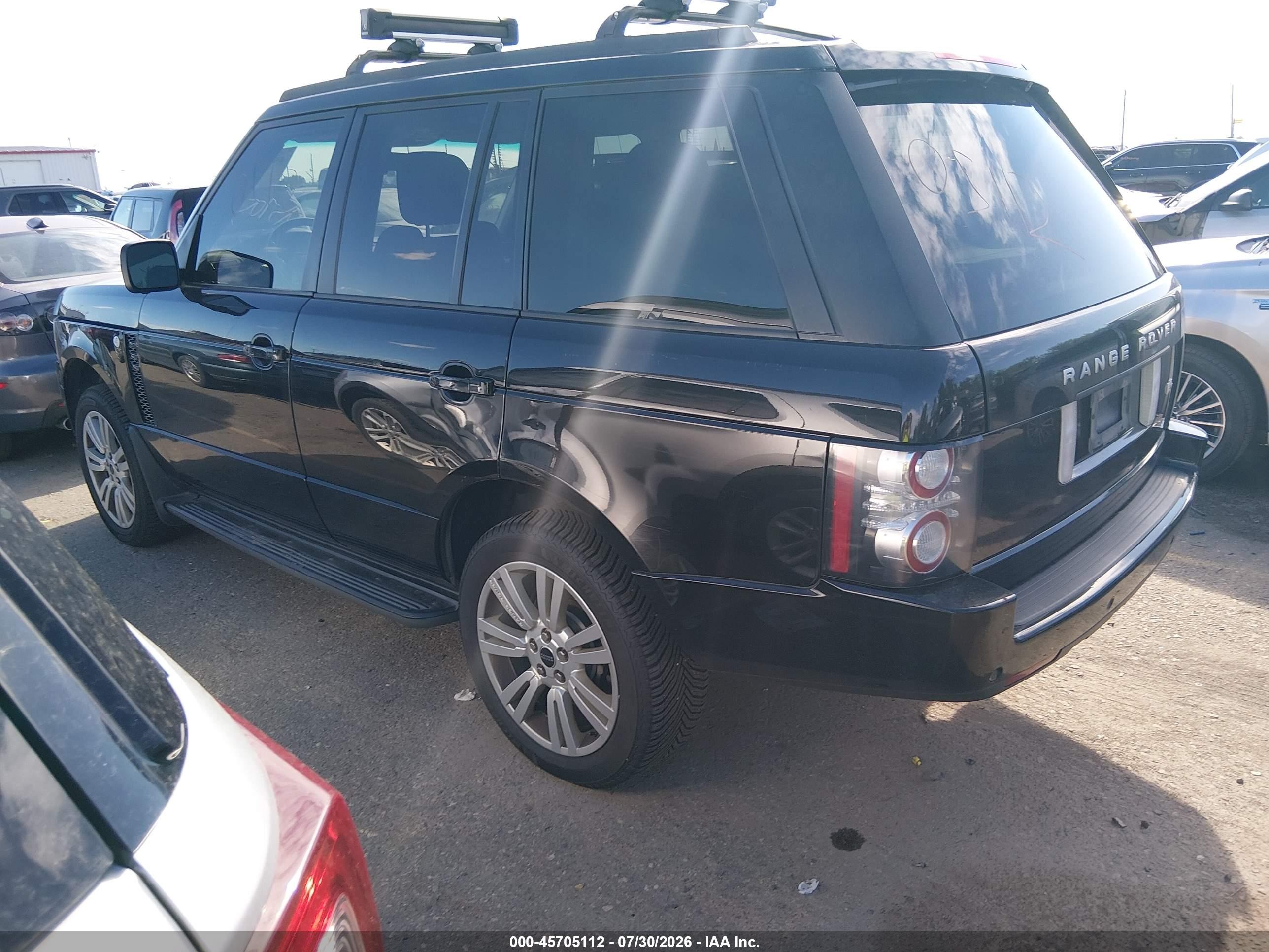 2012 Land Rover Range Rover Hse Black vin: SALMF1D41CA388527