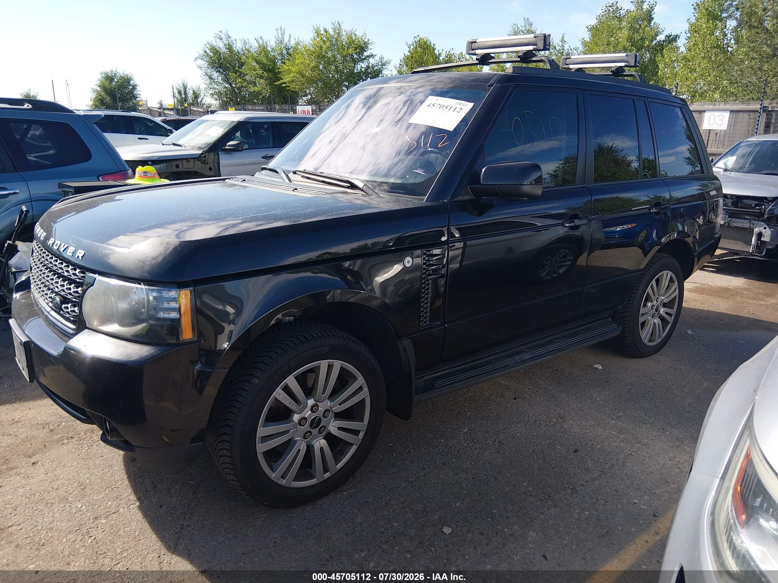 2012 Land Rover Range Rover Hse Black vin: SALMF1D41CA388527