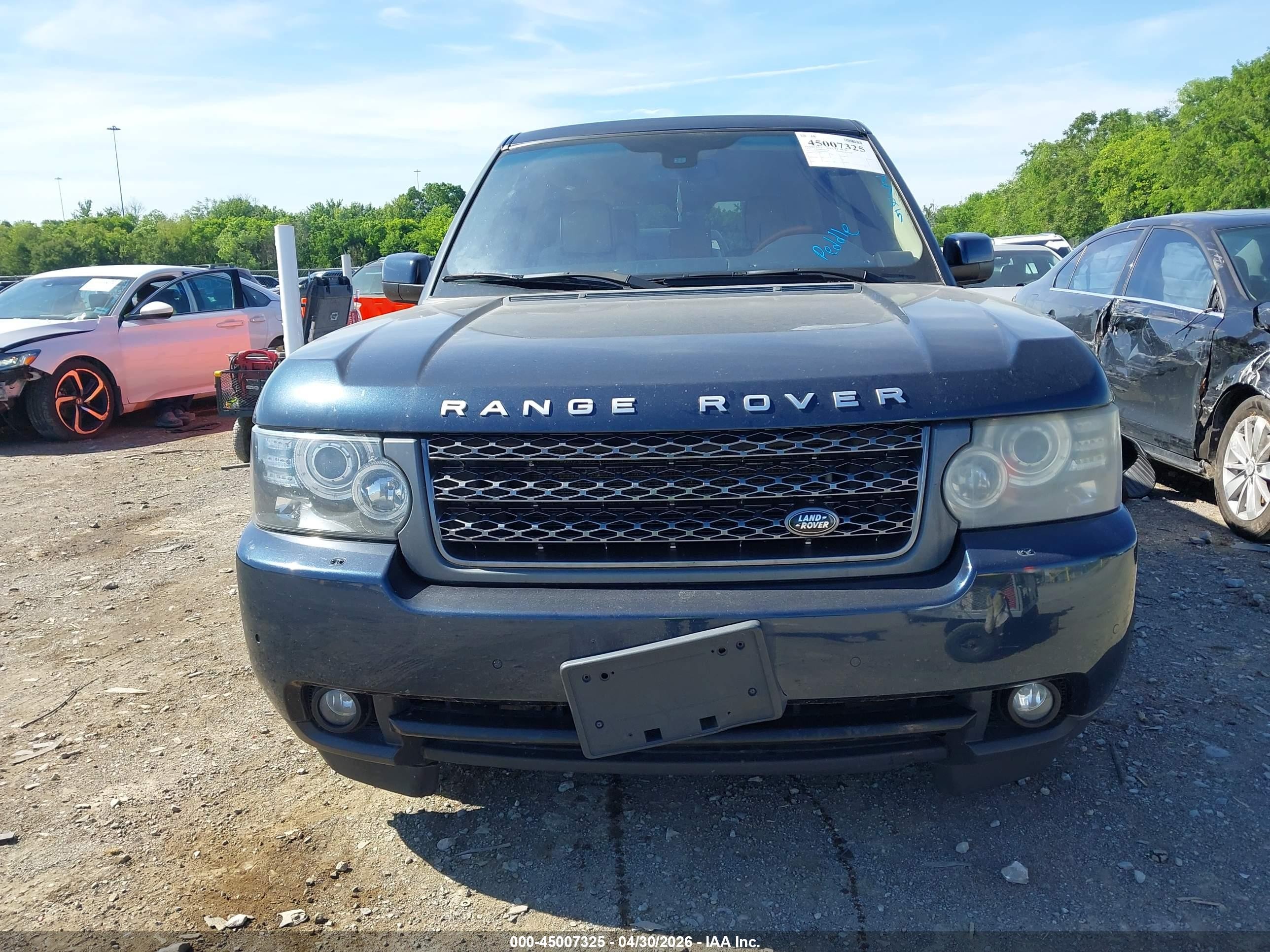 2011 Land Rover Range Rover Hse Blue vin: SALMF1D42BA345555