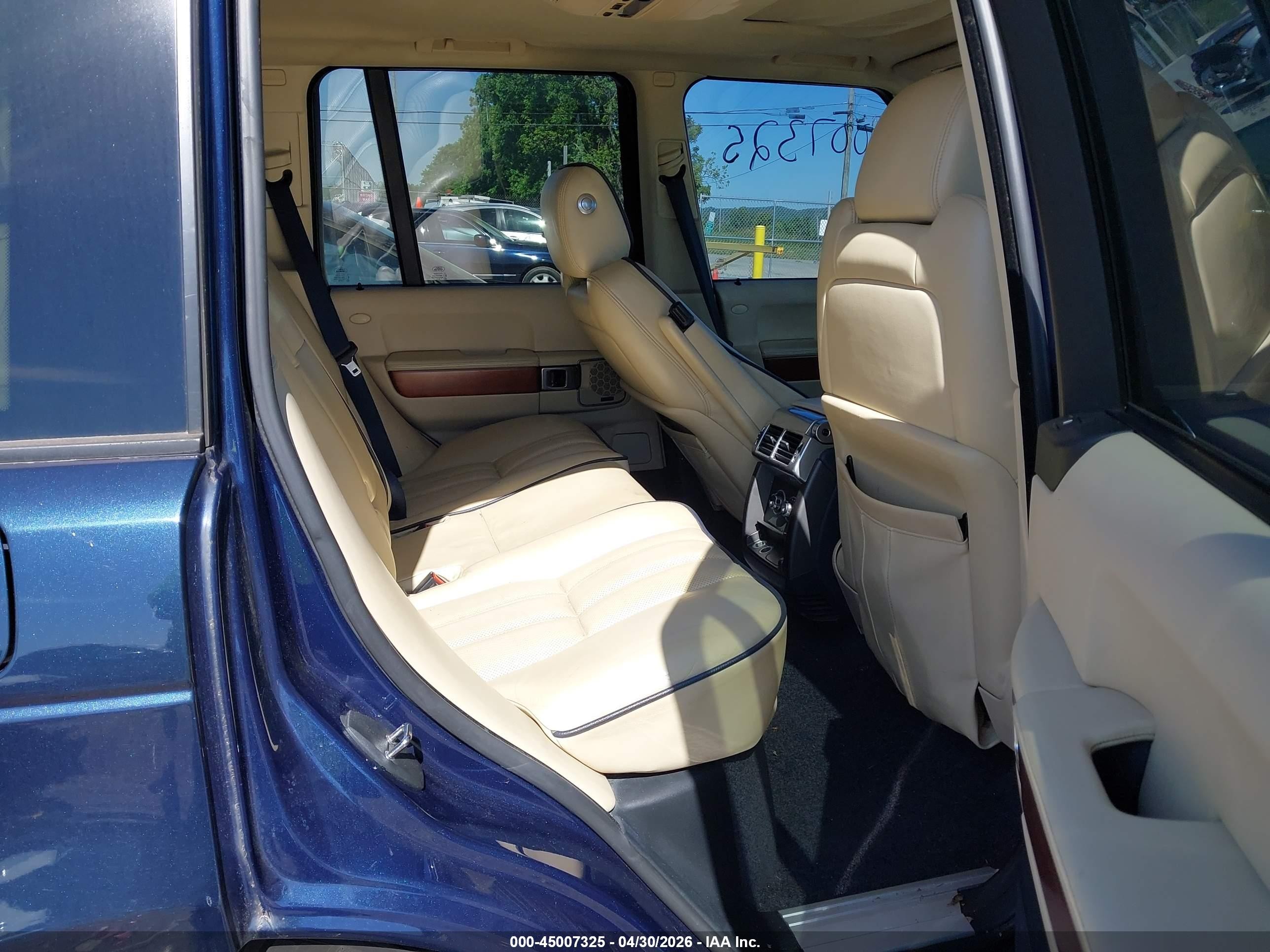 2011 Land Rover Range Rover Hse Blue vin: SALMF1D42BA345555