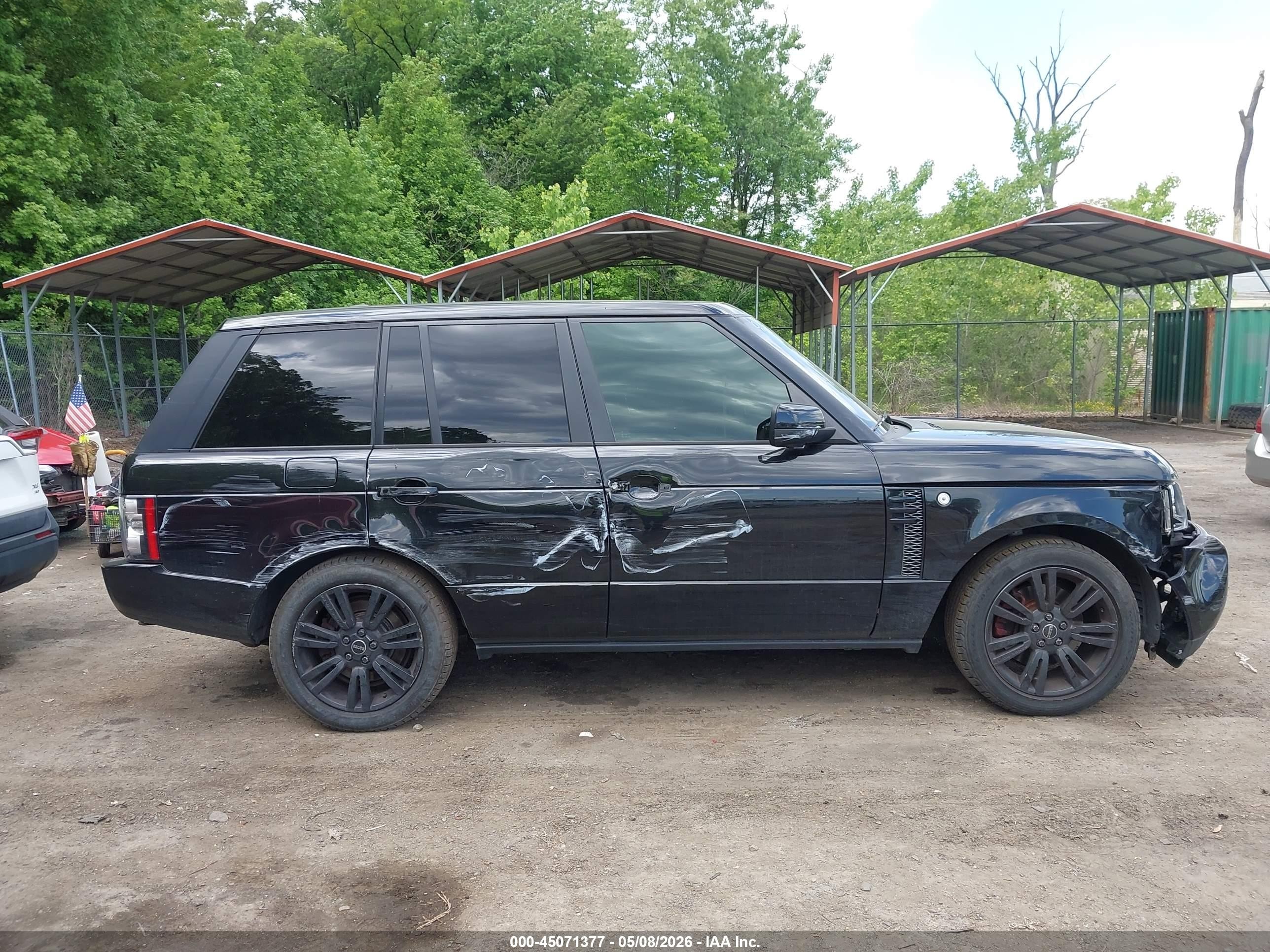 2012 Land Rover Range Rover Hse Black vin: SALMF1D42CA378959