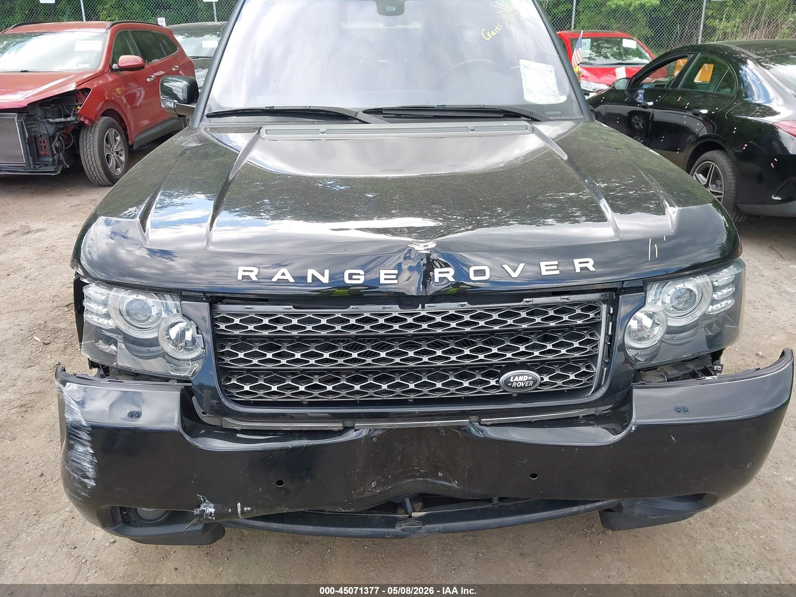2012 Land Rover Range Rover Hse Black vin: SALMF1D42CA378959