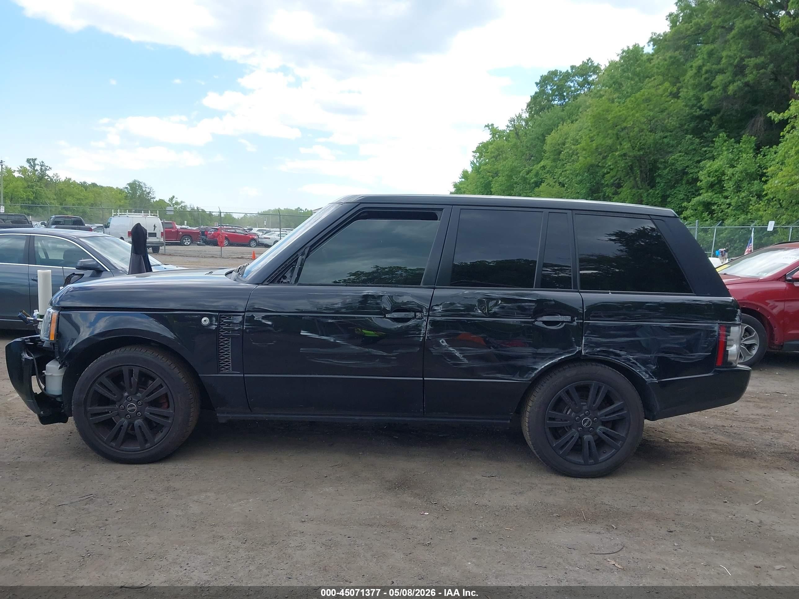2012 Land Rover Range Rover Hse Black vin: SALMF1D42CA378959