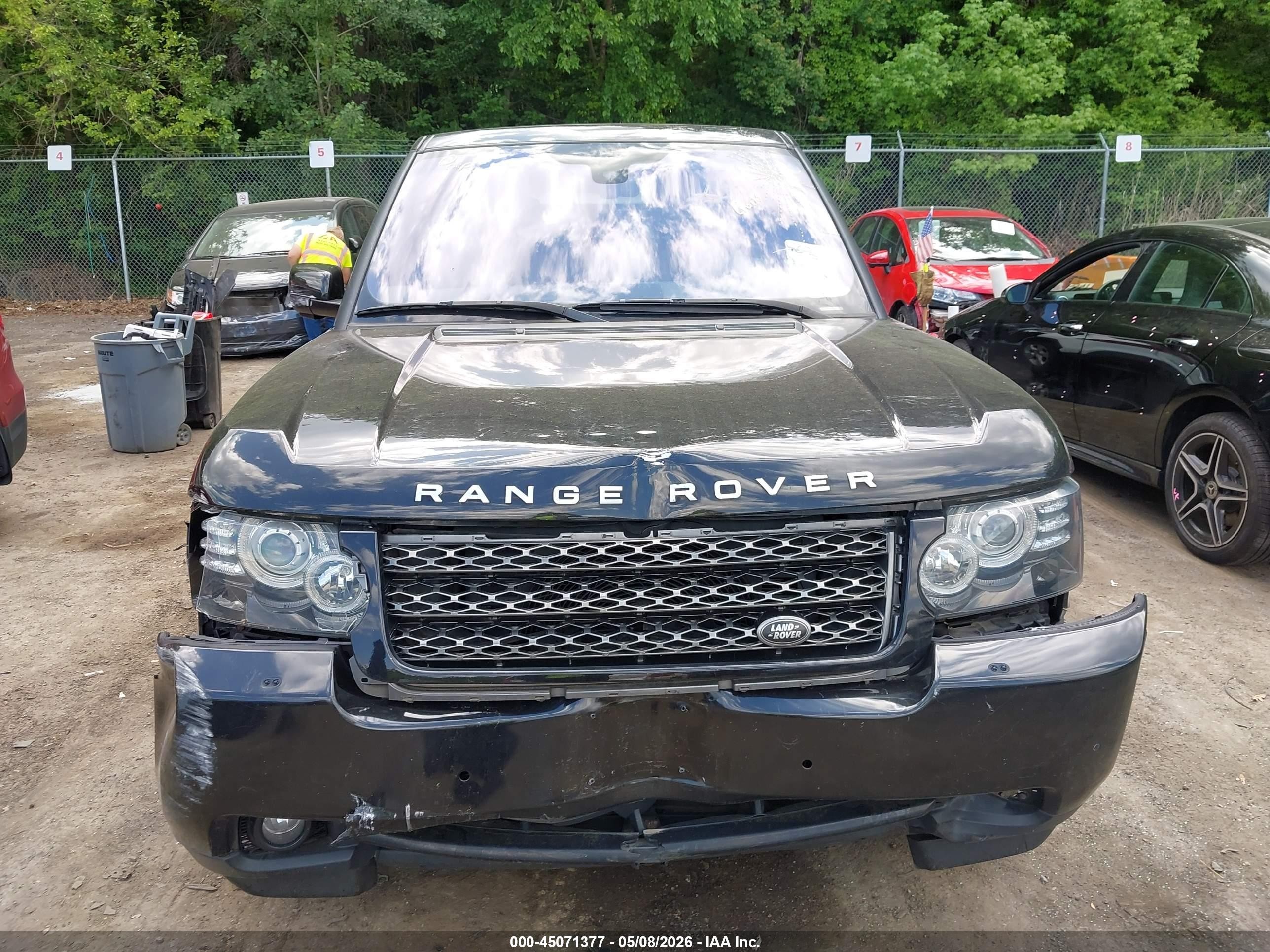 2012 Land Rover Range Rover Hse Black vin: SALMF1D42CA378959