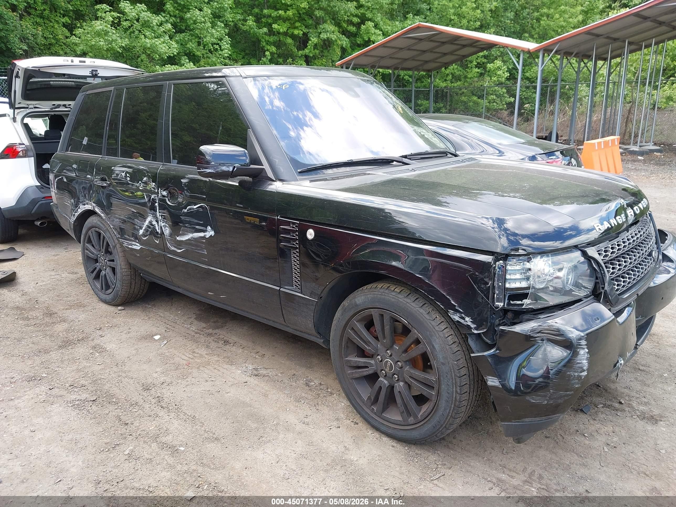 2012 Land Rover Range Rover Hse Black vin: SALMF1D42CA378959