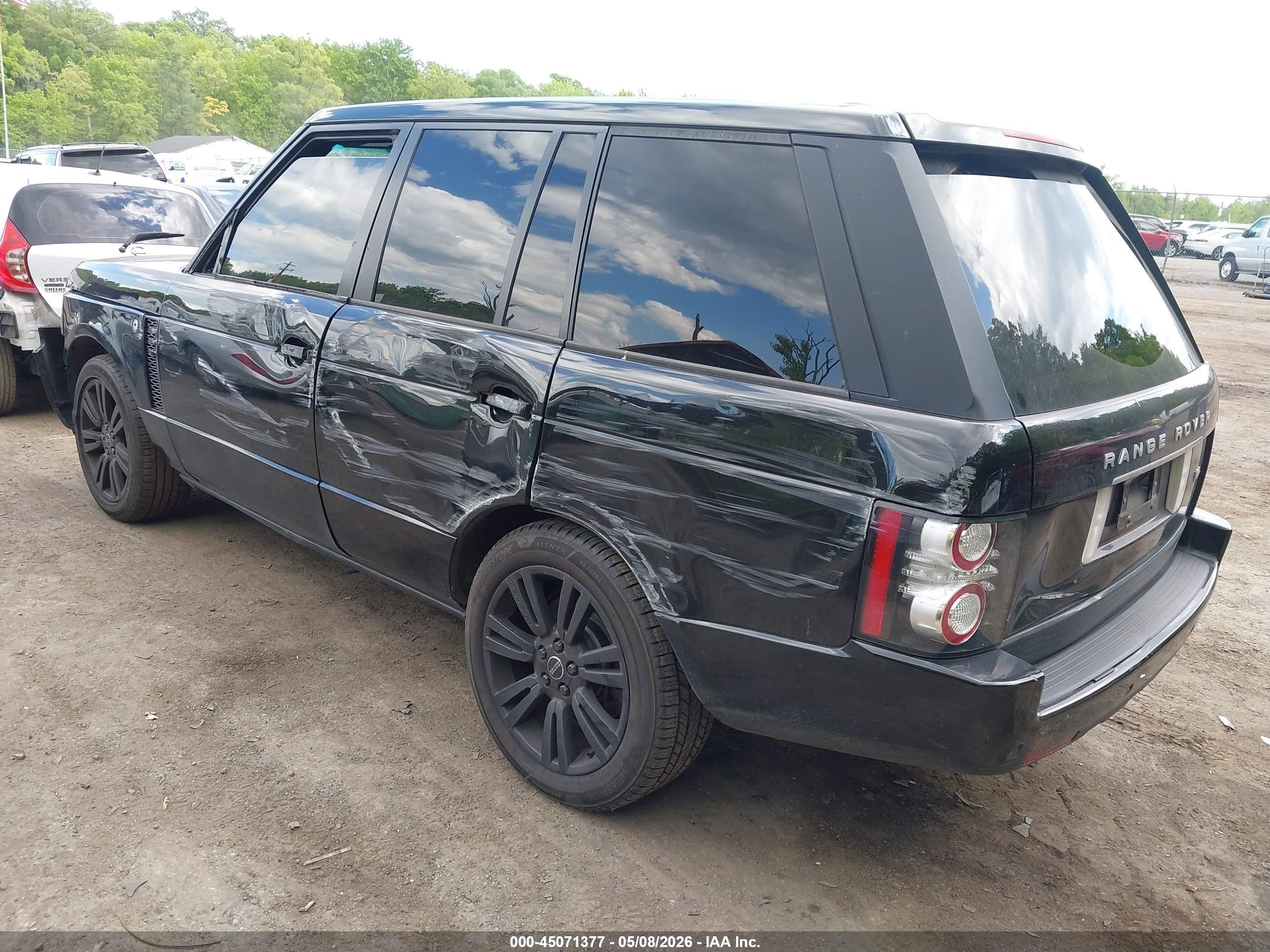 2012 Land Rover Range Rover Hse Black vin: SALMF1D42CA378959