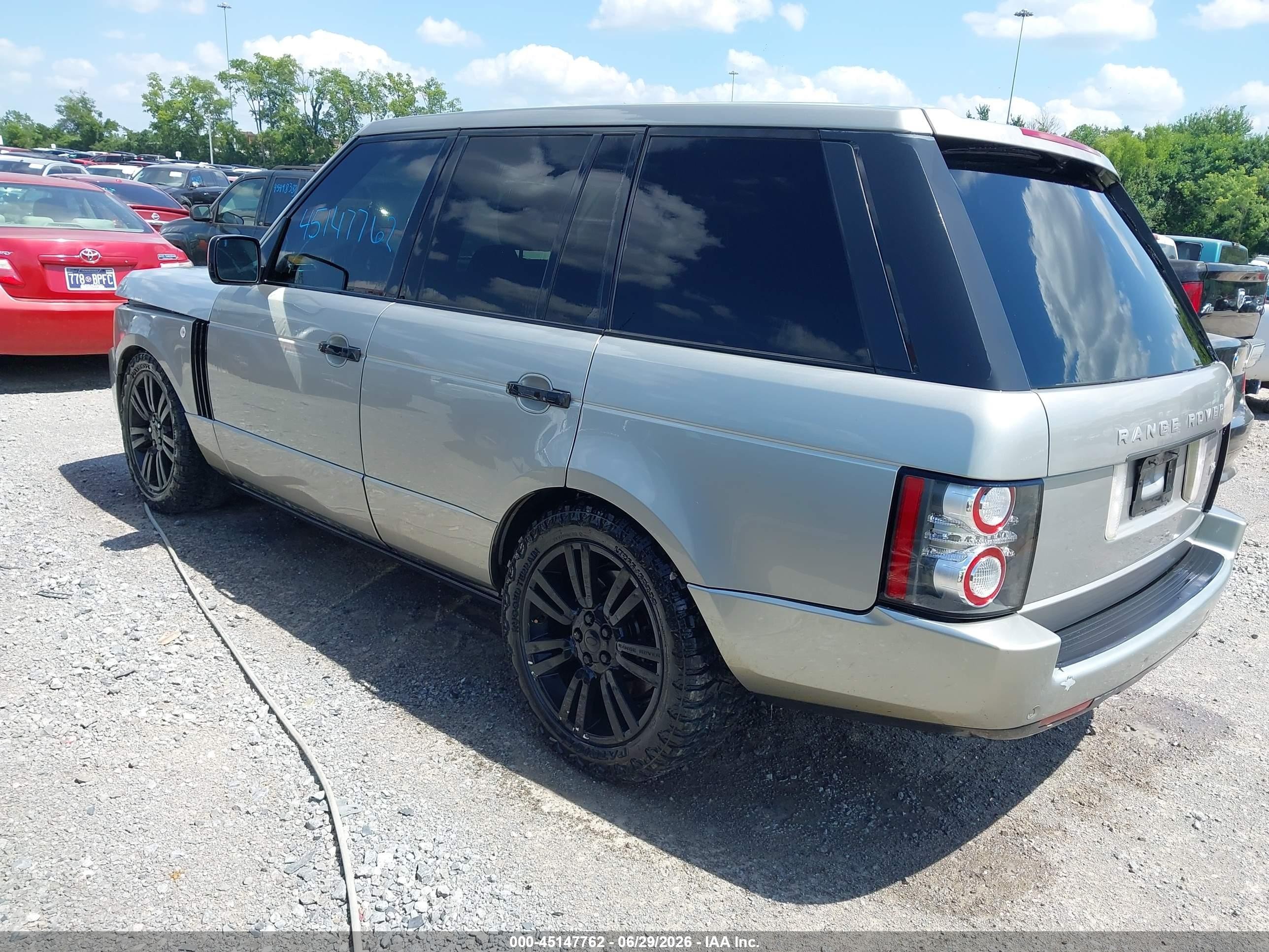 2010 Land Rover Range Rover Hse Серебряный vin: SALMF1D43AA323630