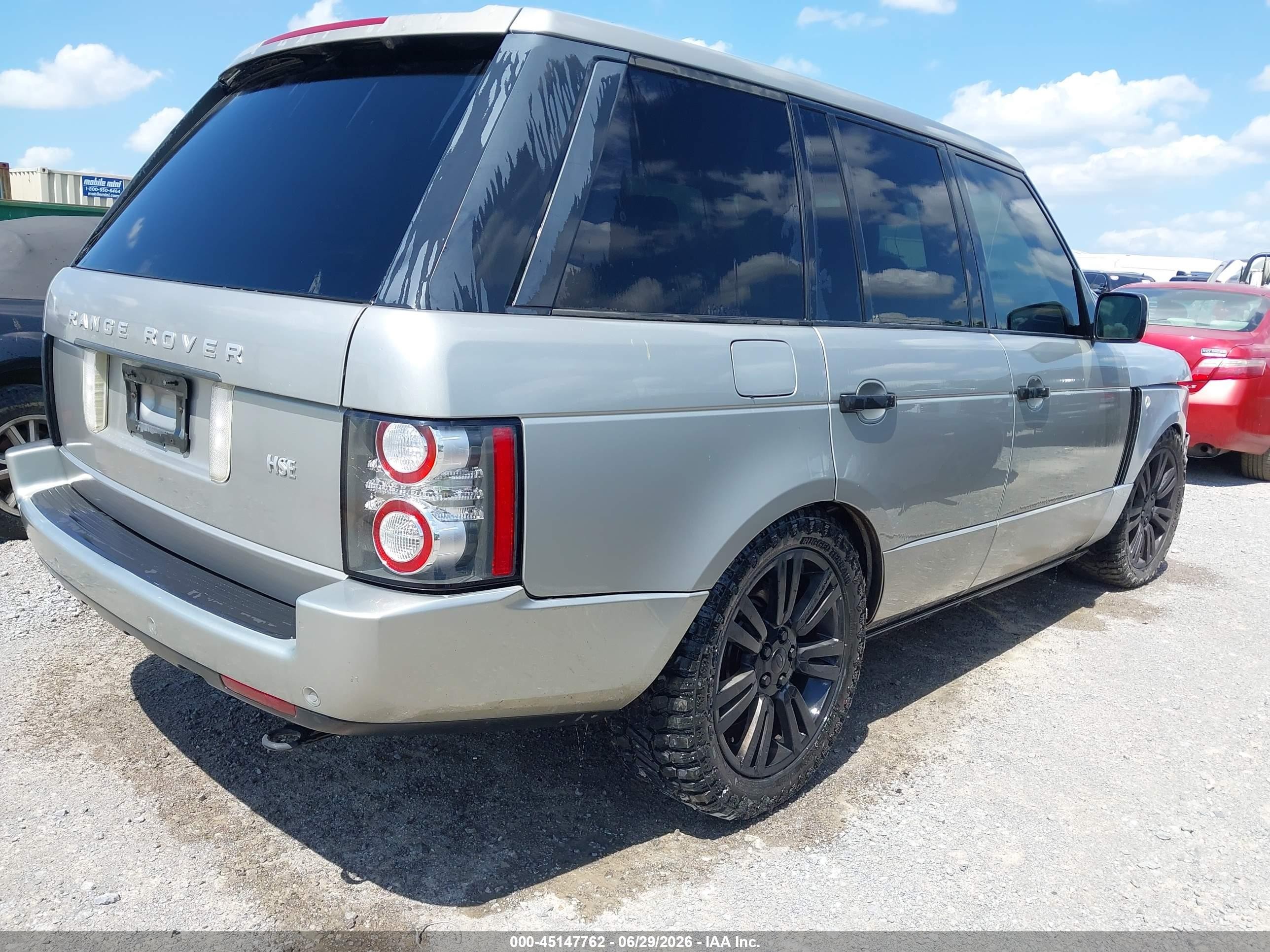 2010 Land Rover Range Rover Hse Серебряный vin: SALMF1D43AA323630