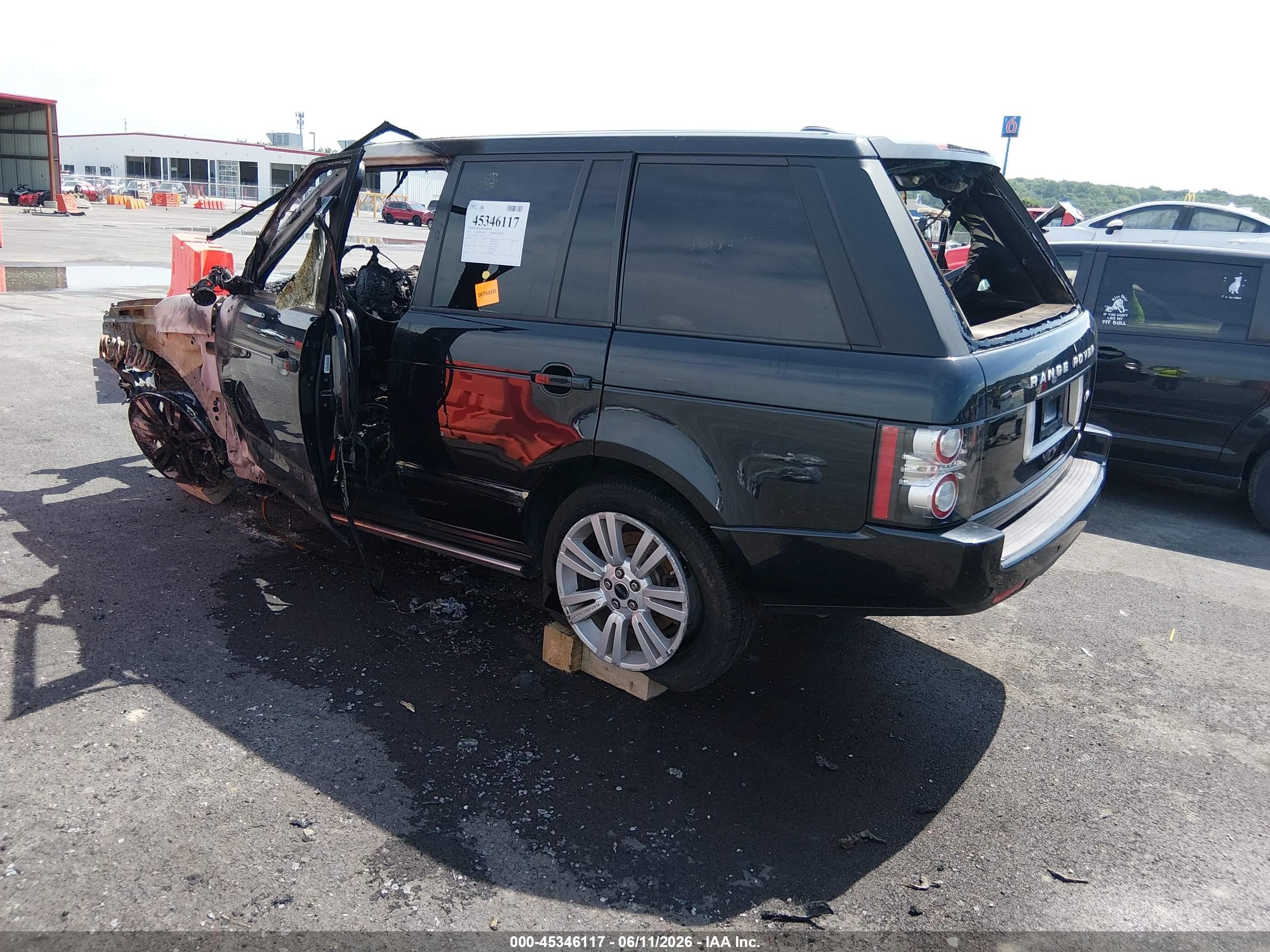 2012 Land Rover Range Rover Hse Black vin: SALMF1D43CA371079