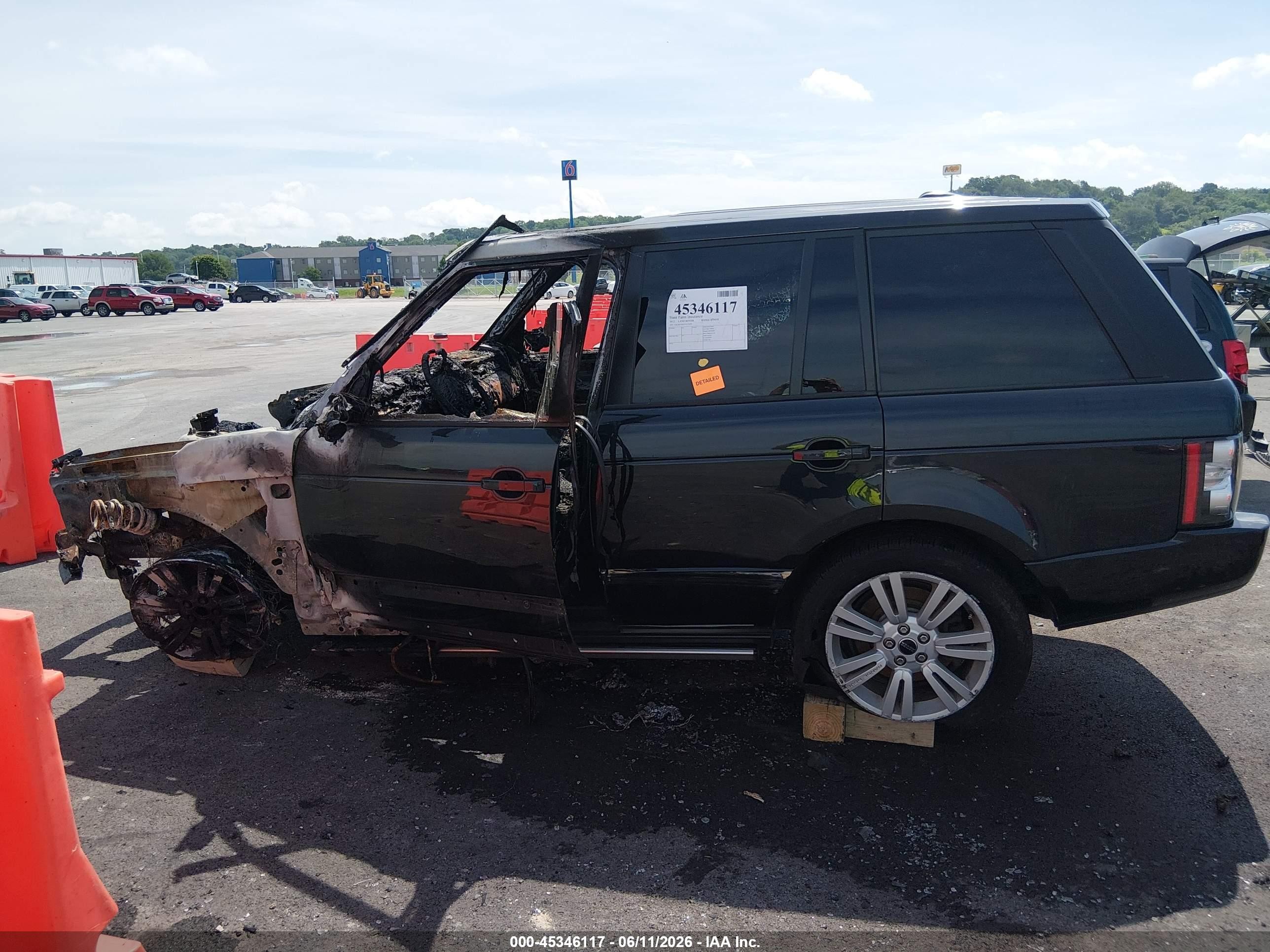 2012 Land Rover Range Rover Hse Black vin: SALMF1D43CA371079