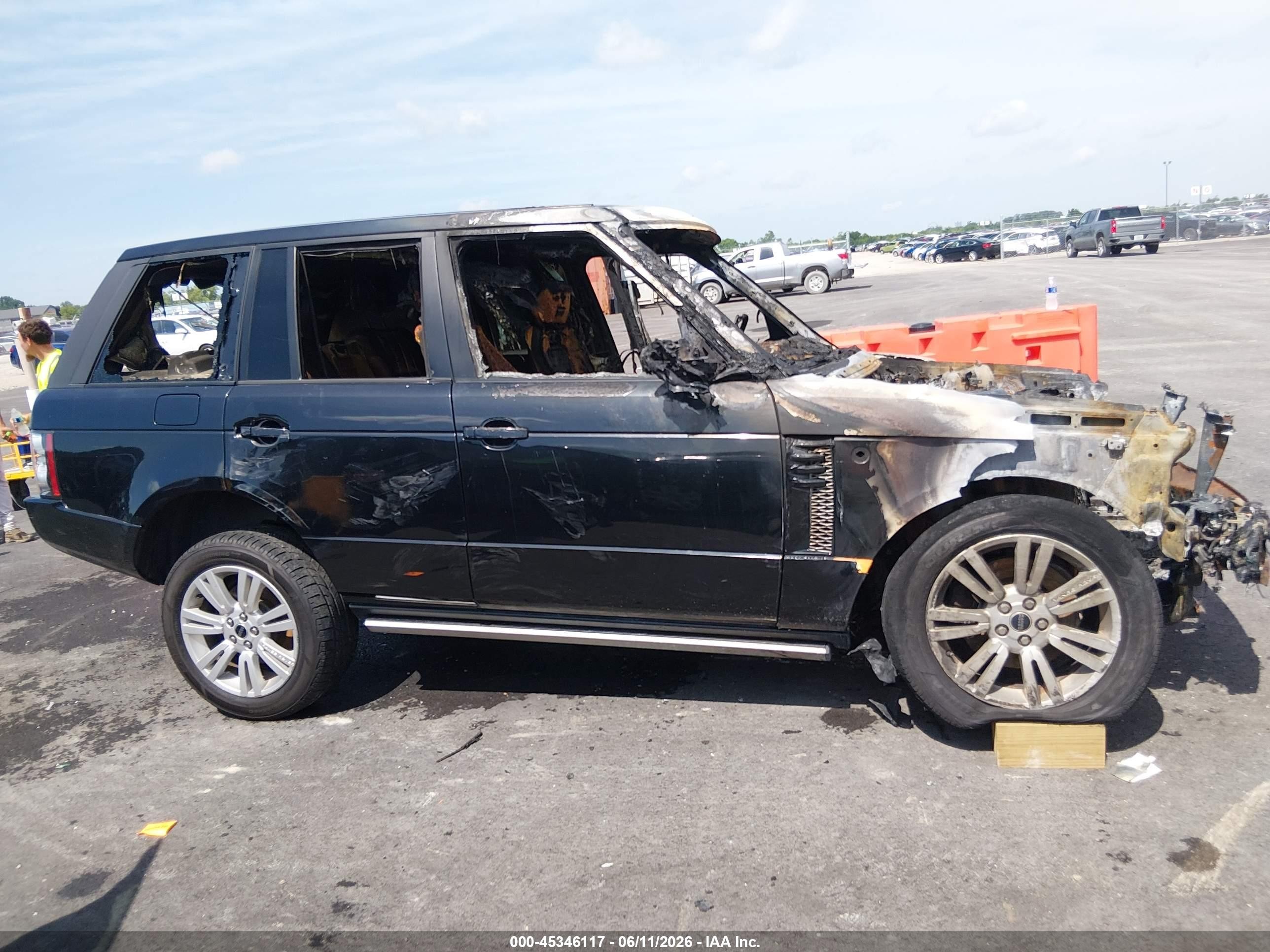 2012 Land Rover Range Rover Hse Black vin: SALMF1D43CA371079