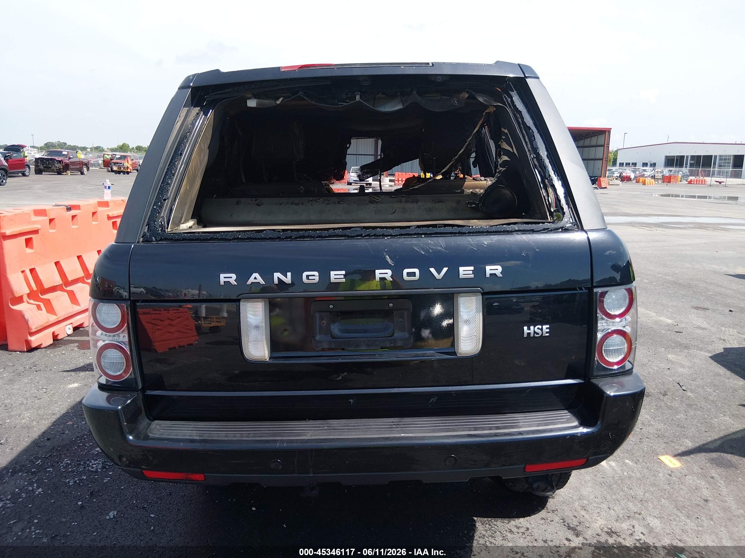 2012 Land Rover Range Rover Hse Black vin: SALMF1D43CA371079
