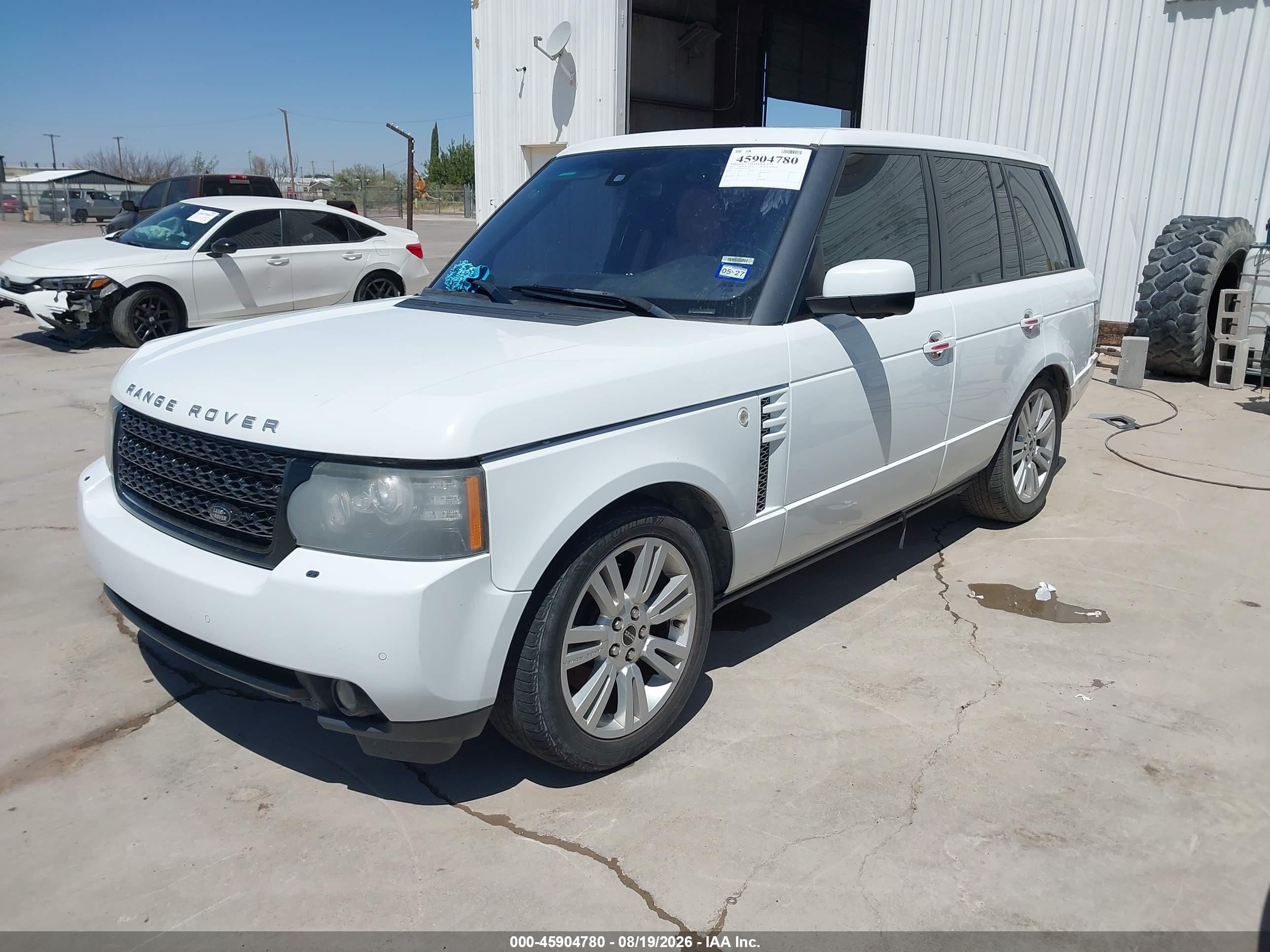 2012 Land Rover Range Rover Hse White vin: SALMF1D43CA372703